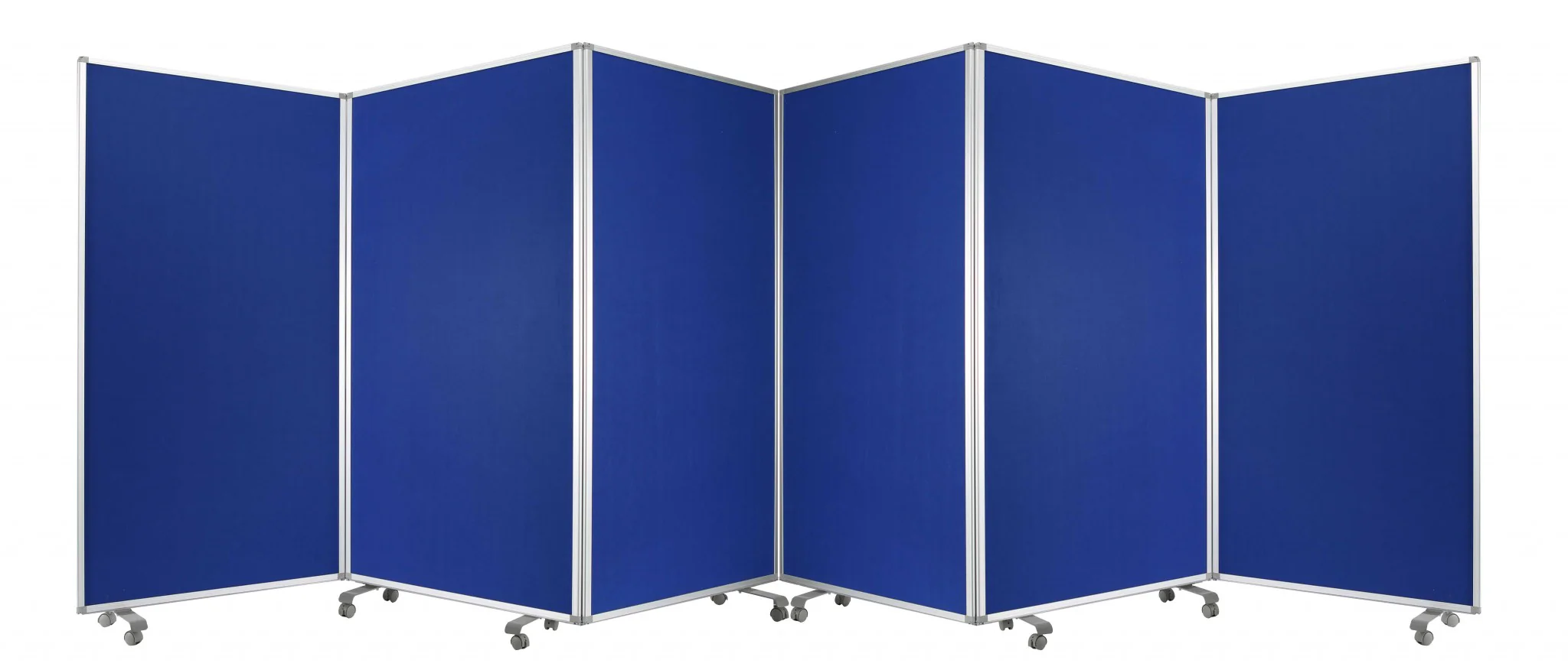 Blue Metal 6 Panel Screen By Homeroots