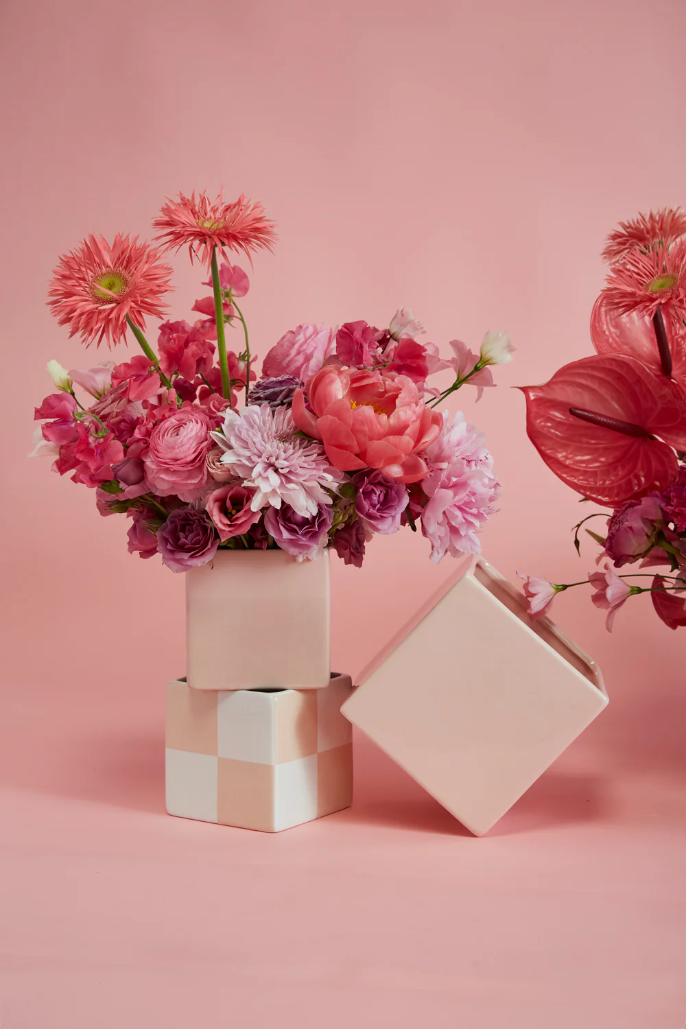 Blushed Urban Square Set of 4 By Accent Decor - Image 4