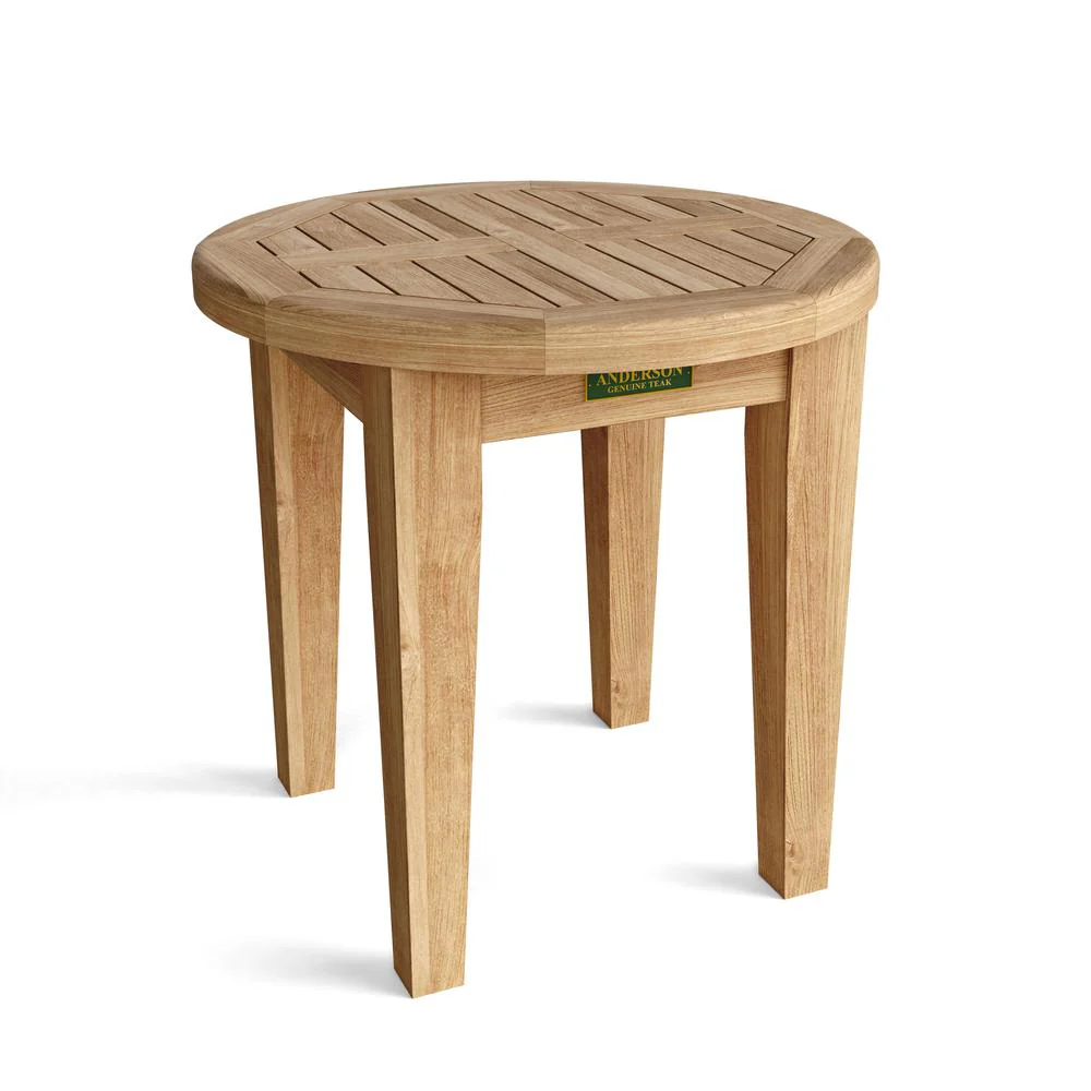Brianna 20" Round Side Table By Anderson Teak