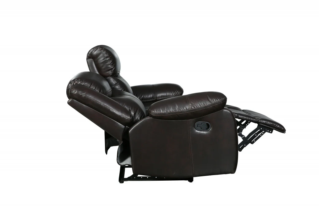 Brown Loveseat By Homeroots - 366305 - Image 4