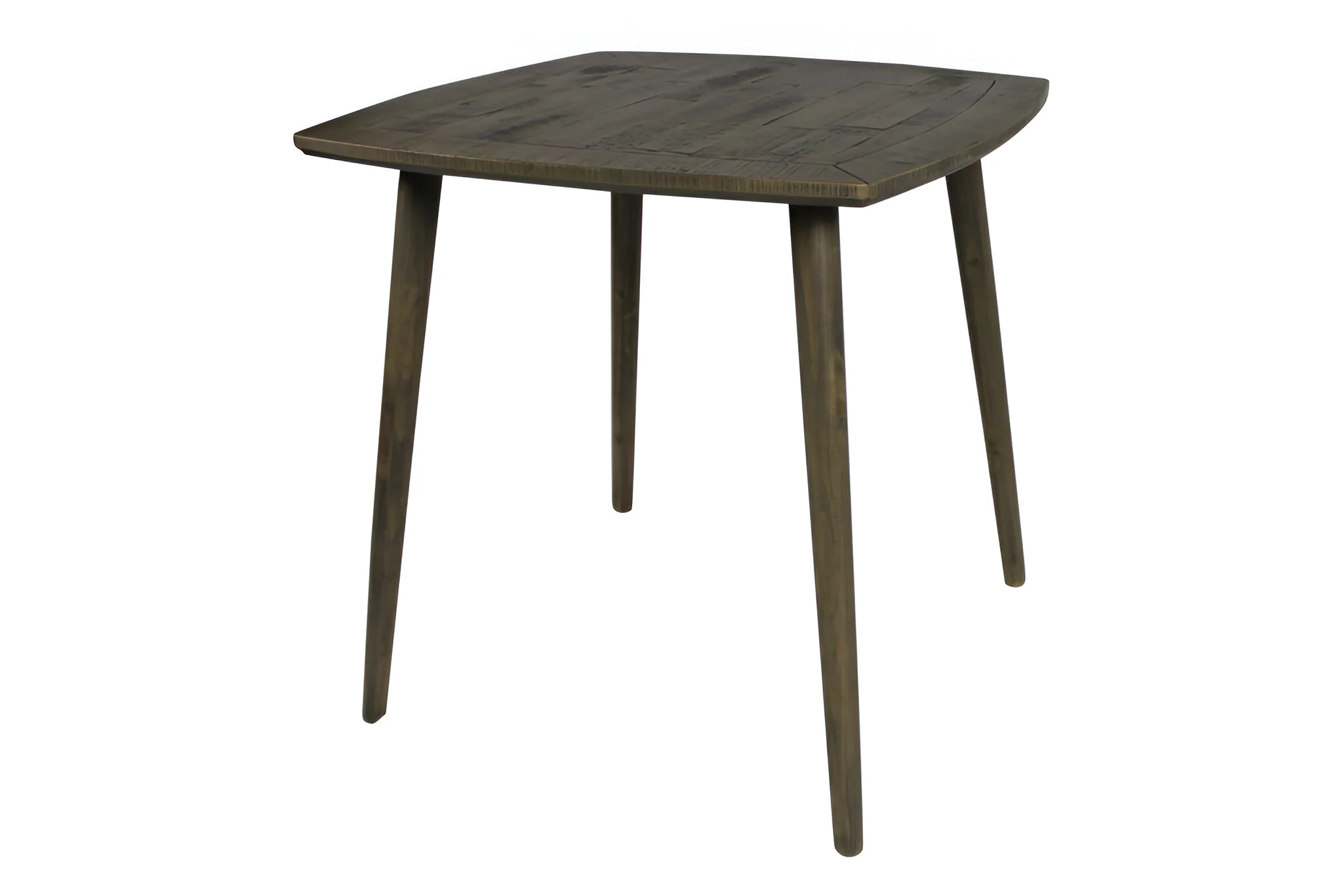 Brown Square Solid Wood Dining Table By Homeroots