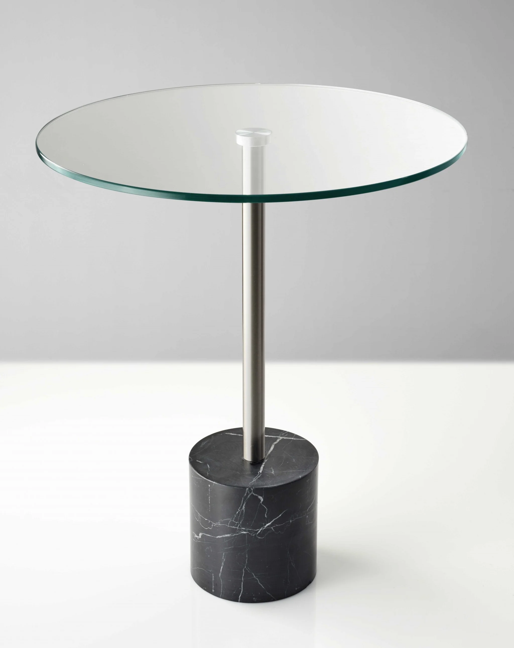 Brushed Steel End Table By Homeroots