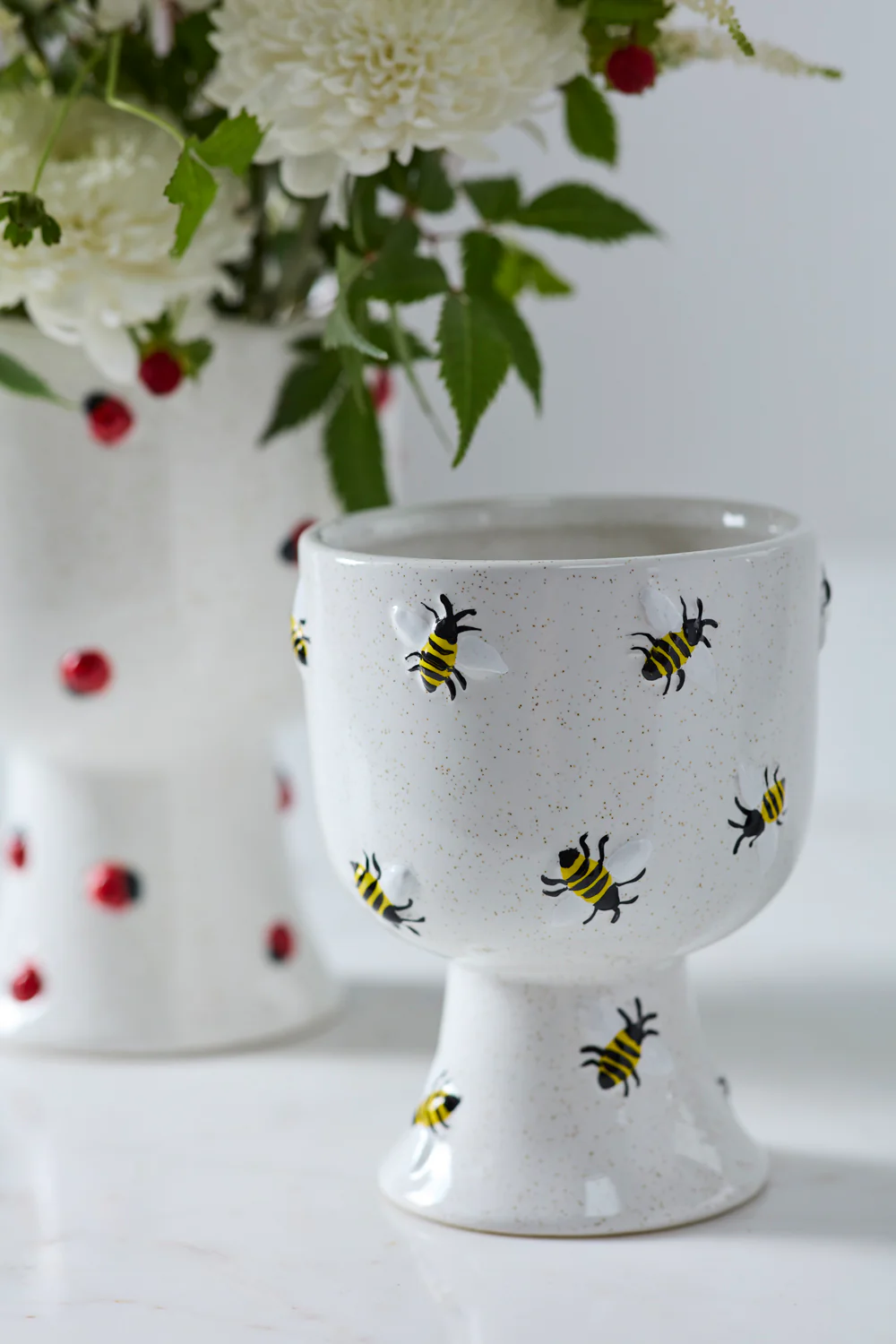 Buzzy Compote Set of 4 By Accent Decor