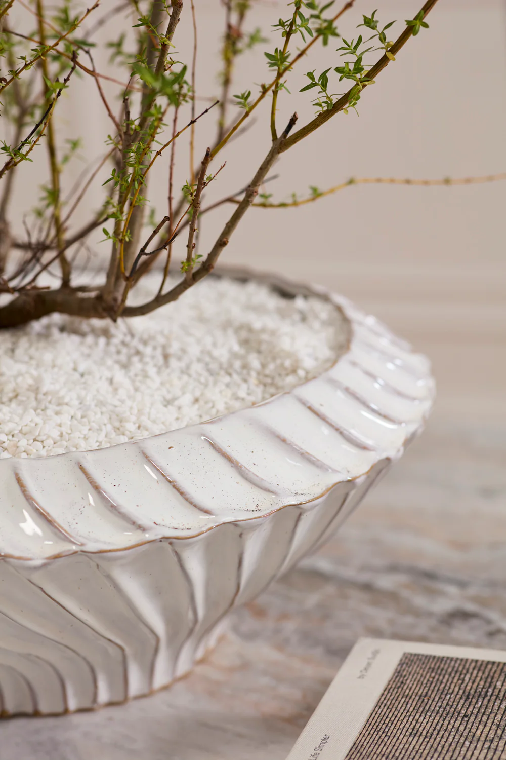 Caliza Bowl By Accent Decor