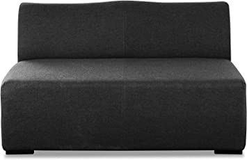 Charcoal Loveseat By Homeroots