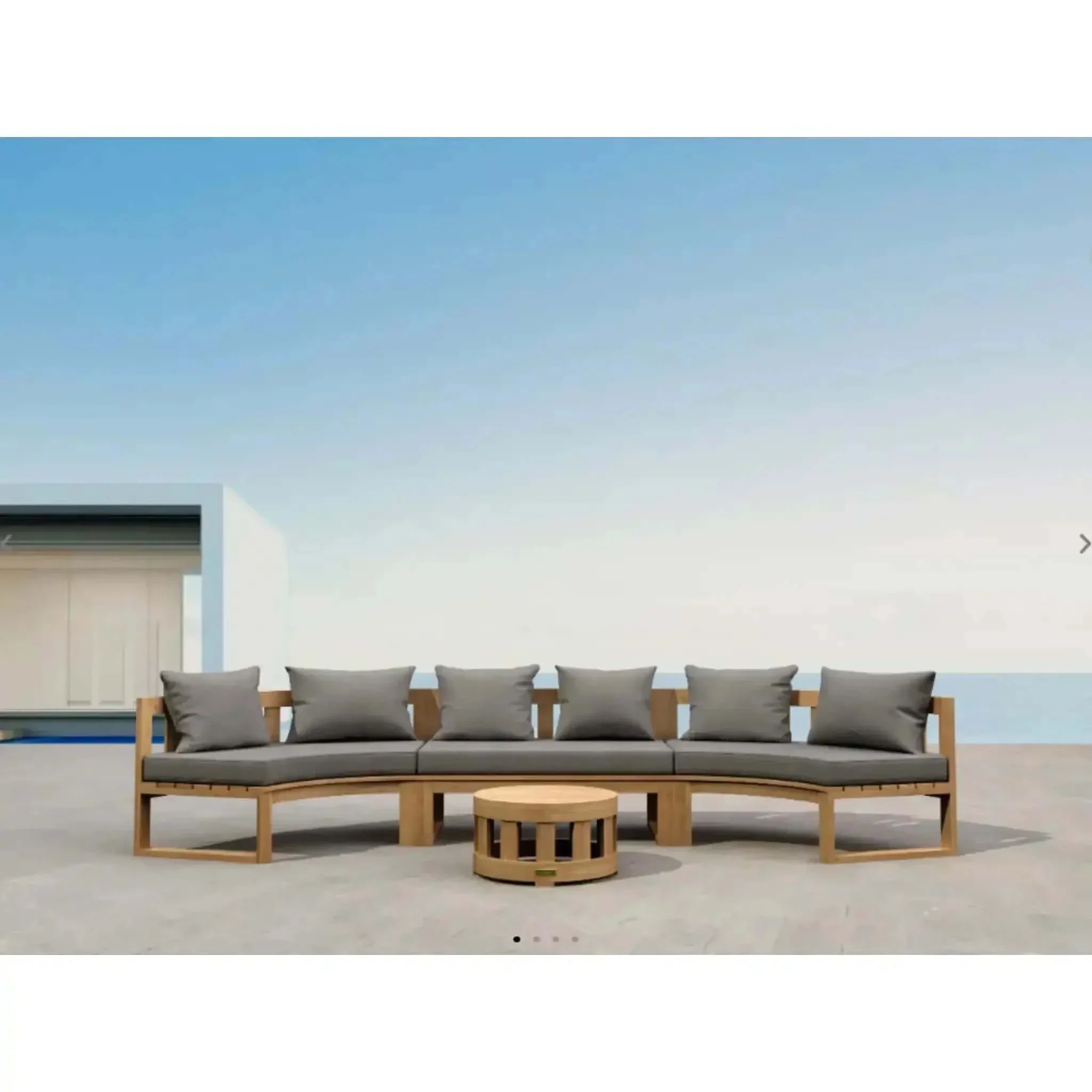 Circular Modular Deep Seating Set - SET-814 By Anderson Teak