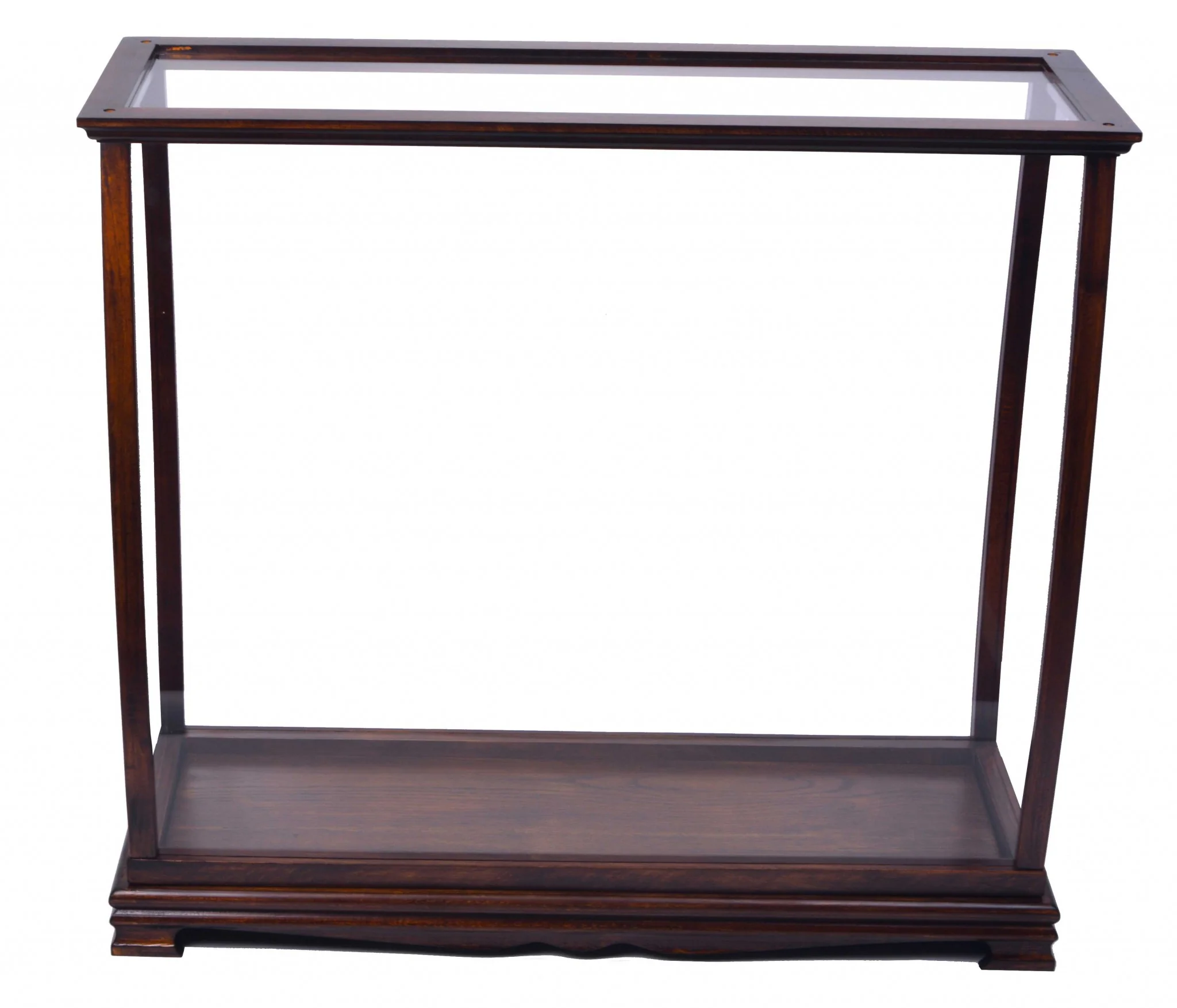 Classic Brown For Midsize Tall Ship Display Case By Homeroots