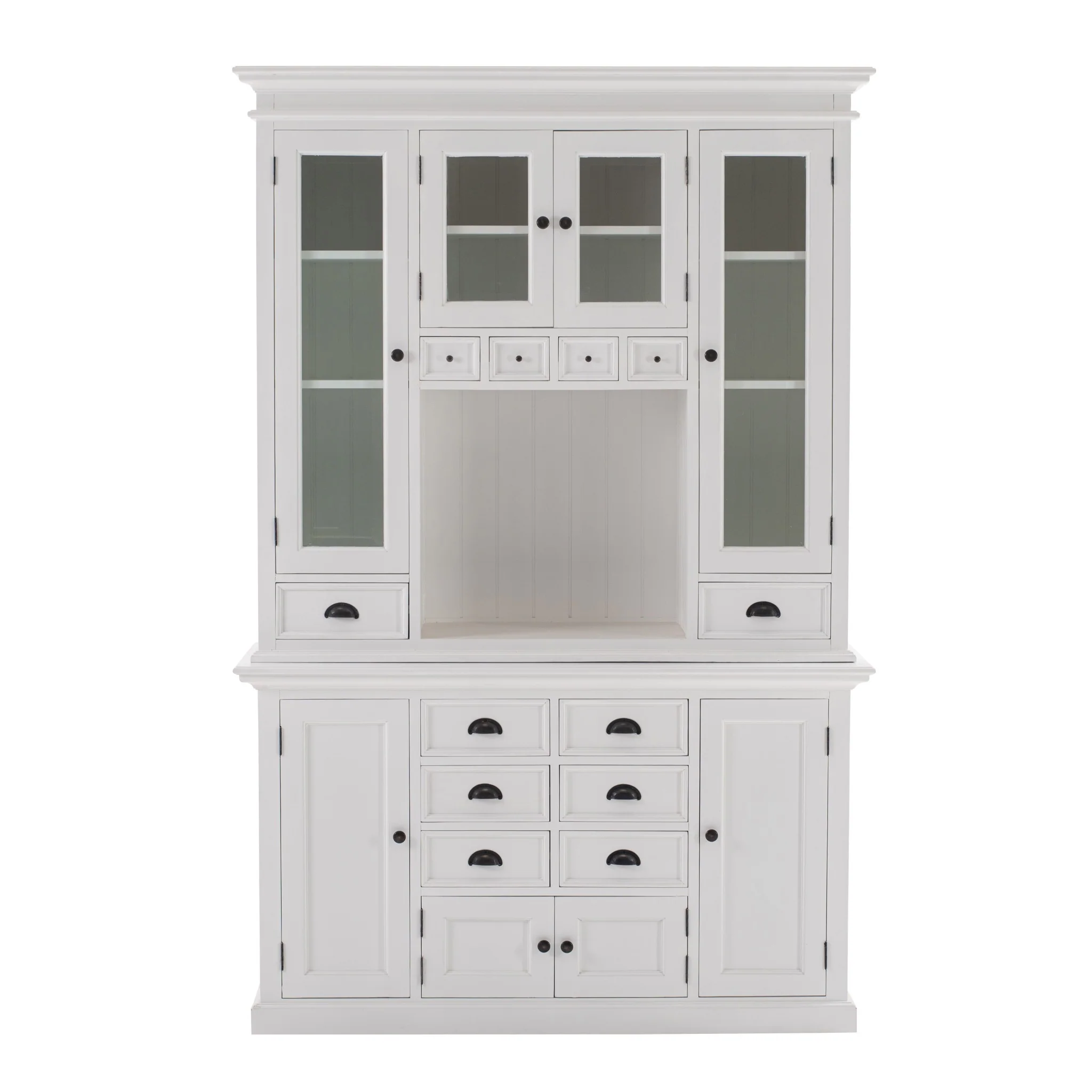 Classic White Kitchen Hutch By Homeroots