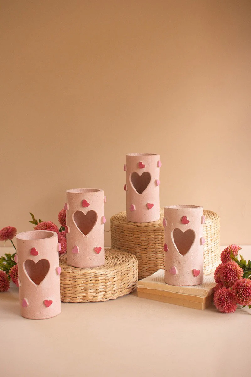 Clay Valentines Luminary By Kalalou - Image 4