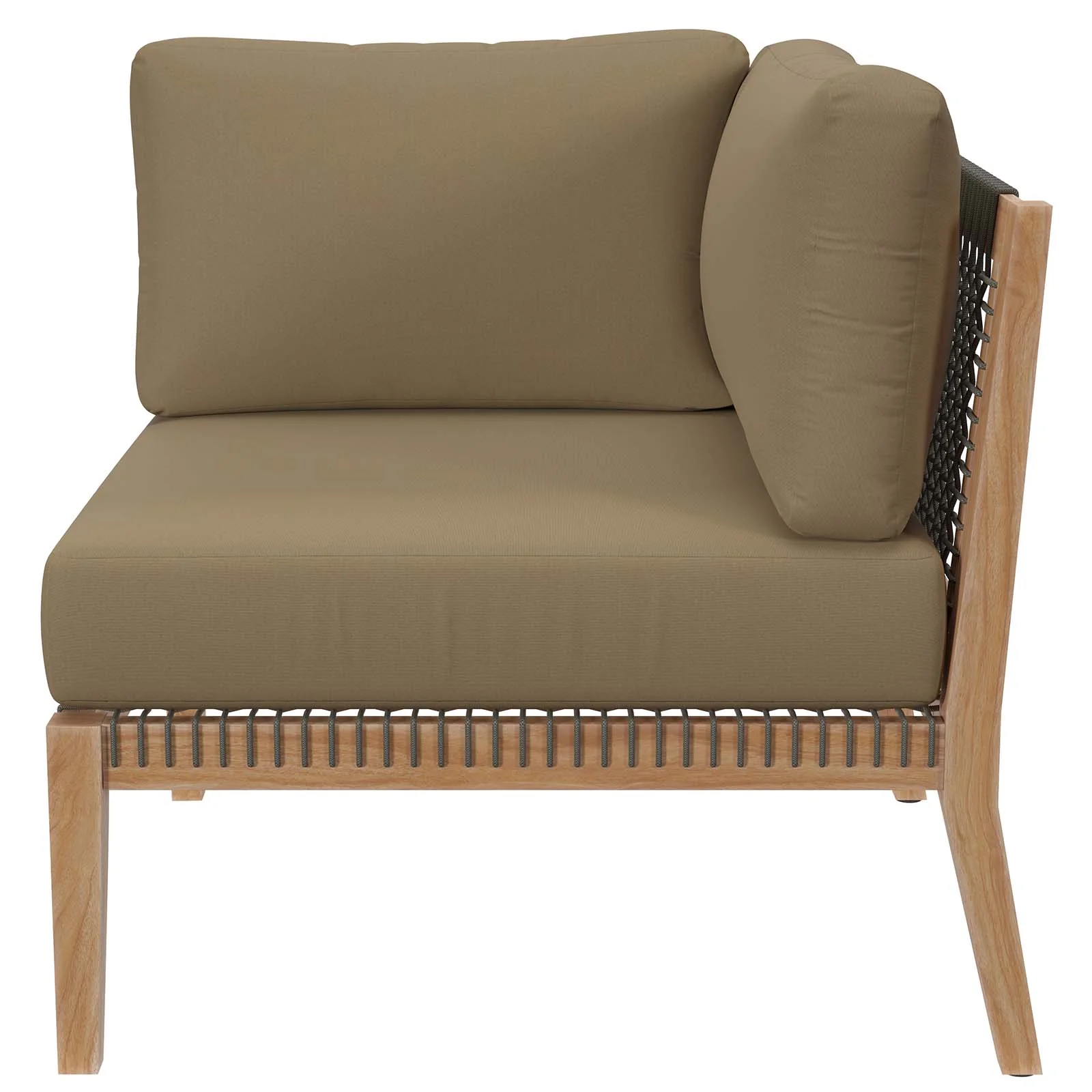 Clearwater Outdoor Patio Teak Wood Loveseat By Modway - EEI-6119 - Image 12