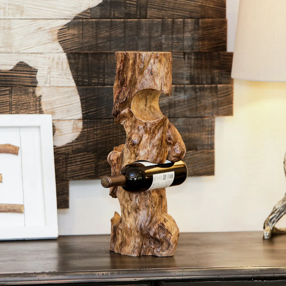 Coffee Root Wine Holder Set of 2 By Garden Age Supply - Image 3