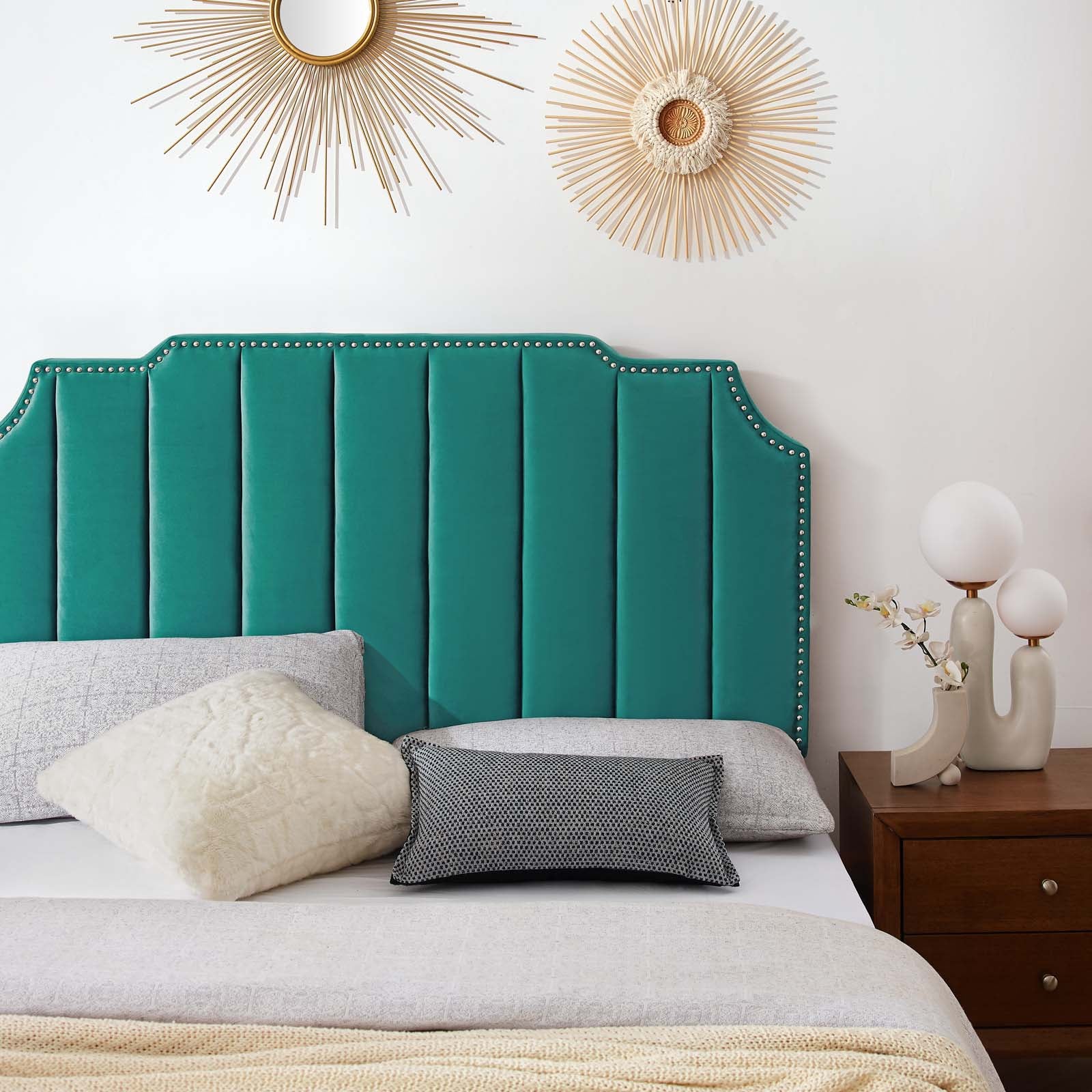 Colette Full Performance Velvet Platform Bed By Modway - MOD-6888 - Image 104