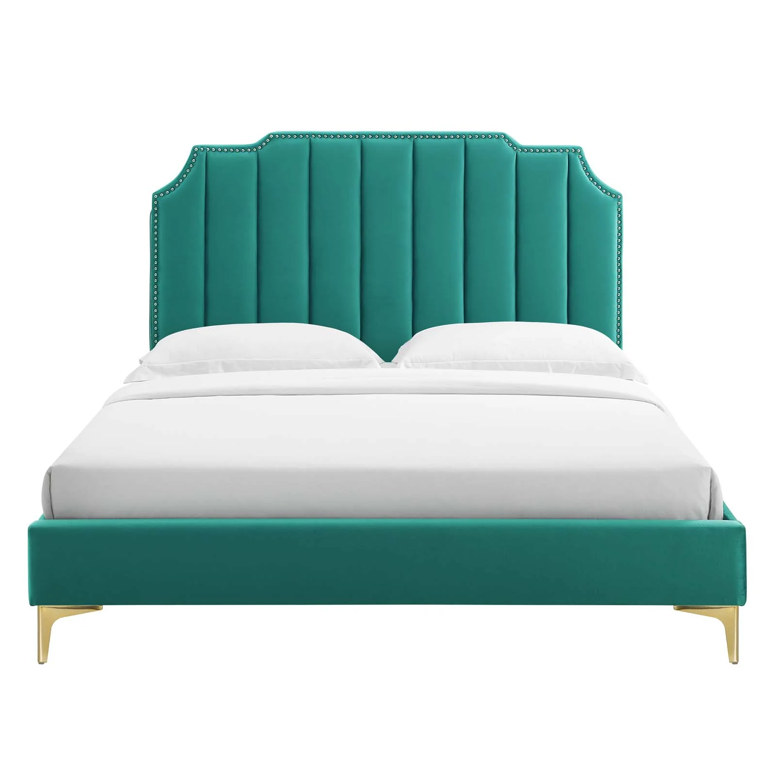 Colette Full Performance Velvet Platform Bed By Modway - MOD-6888 - Image 108