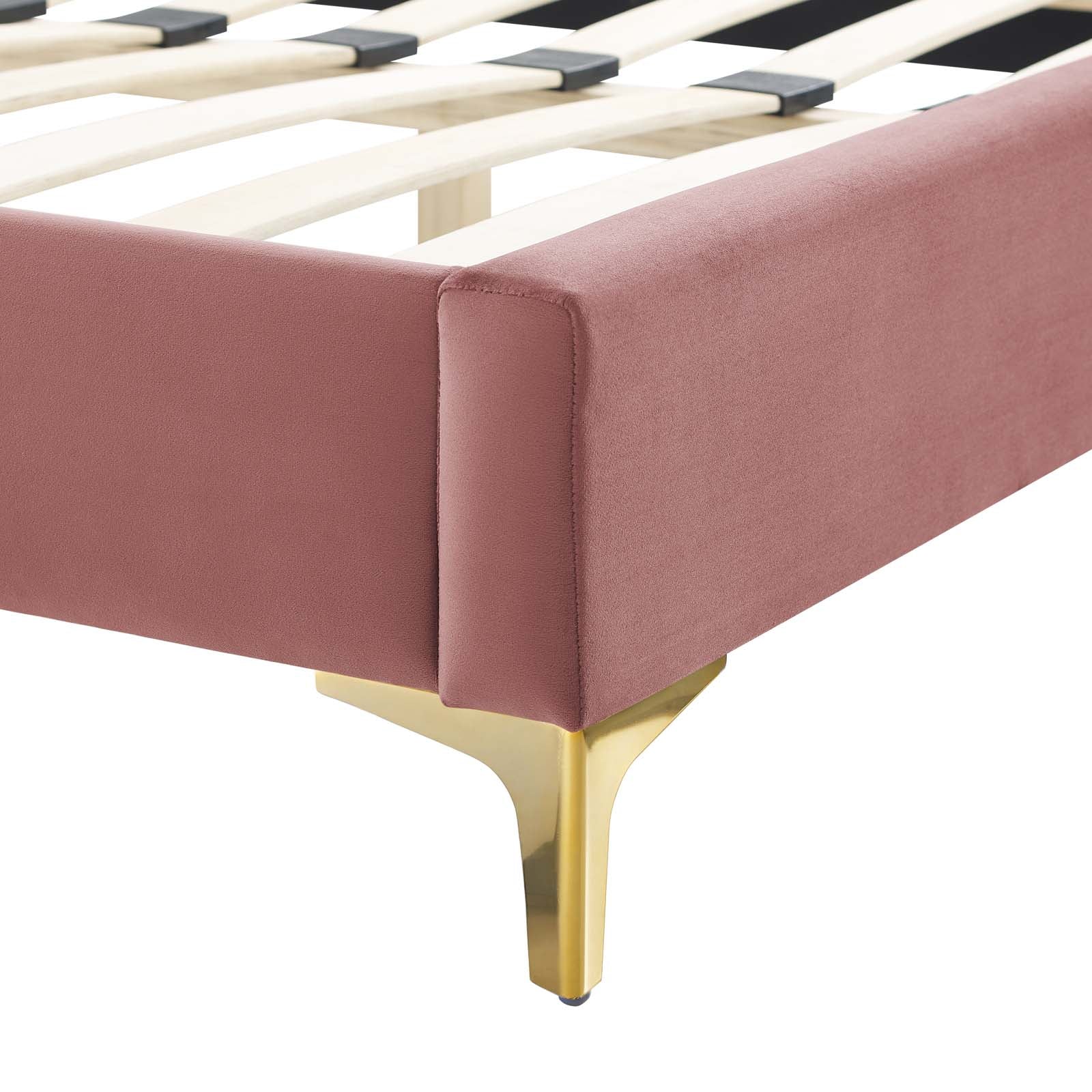 Colette Full Performance Velvet Platform Bed By Modway - MOD-6888 - Image 29