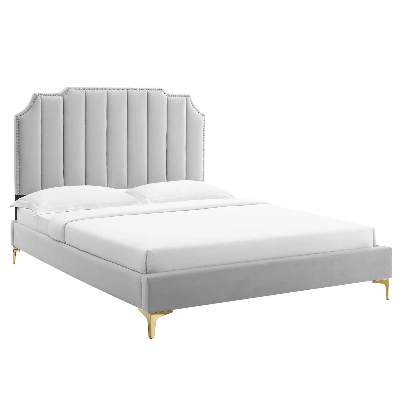 Colette Full Performance Velvet Platform Bed By Modway - MOD-6888 - Image 33