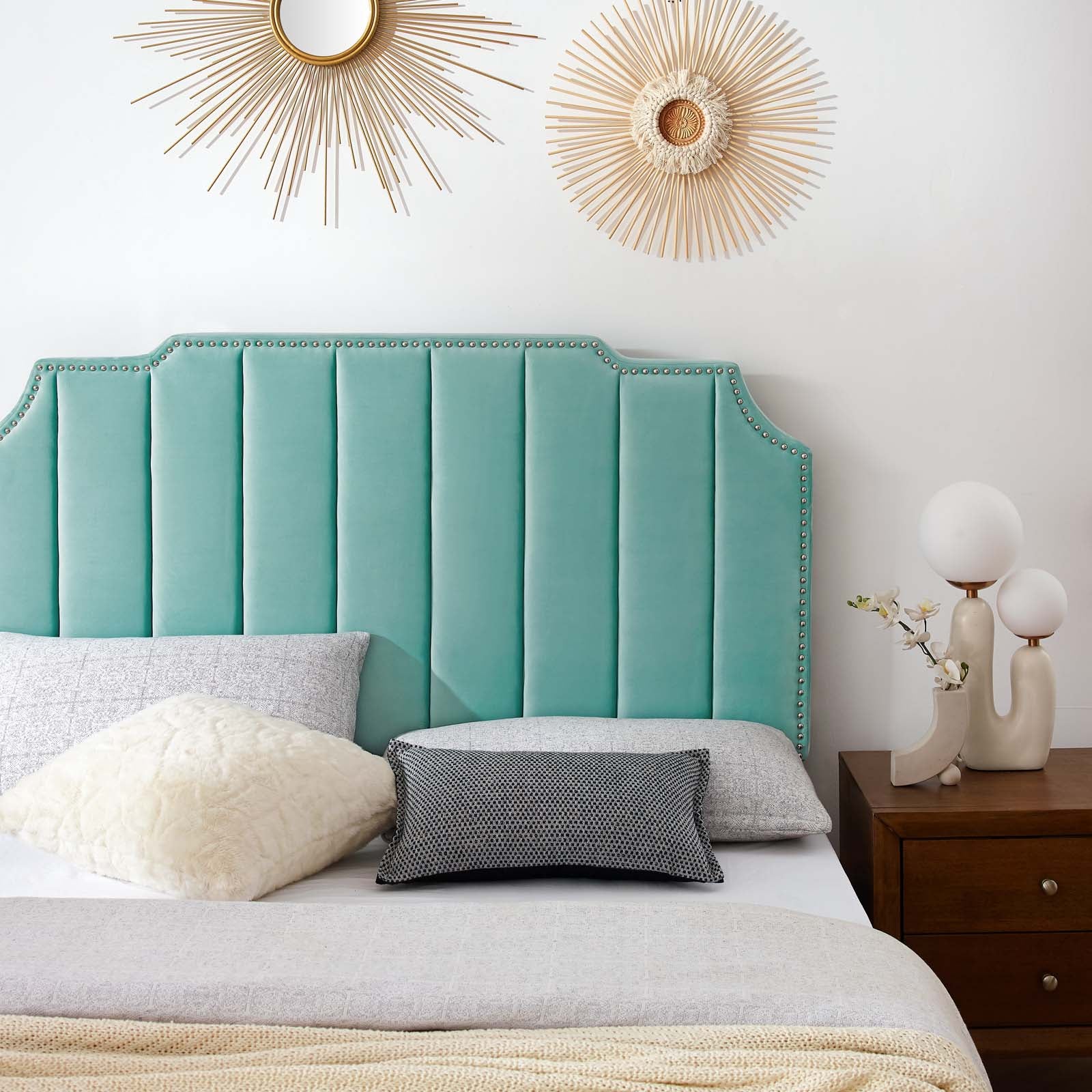 Colette Full Performance Velvet Platform Bed By Modway - MOD-6888 - Image 56