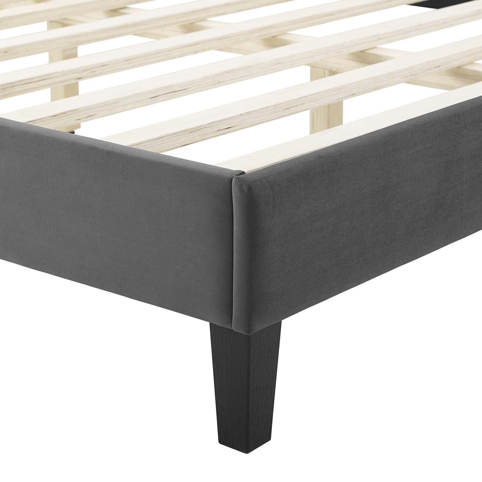 Colette Full Performance Velvet Platform Bed By Modway - MOD-6890 - Image 13