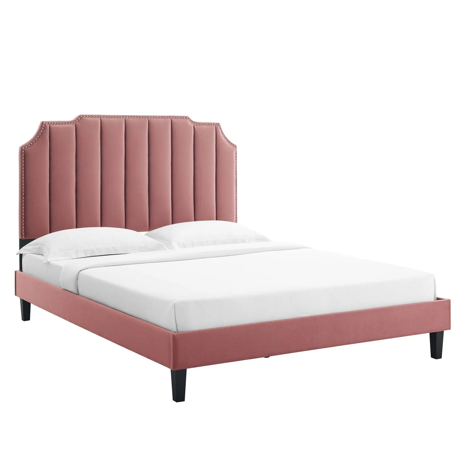 Colette Full Performance Velvet Platform Bed By Modway - MOD-6890 - Image 17