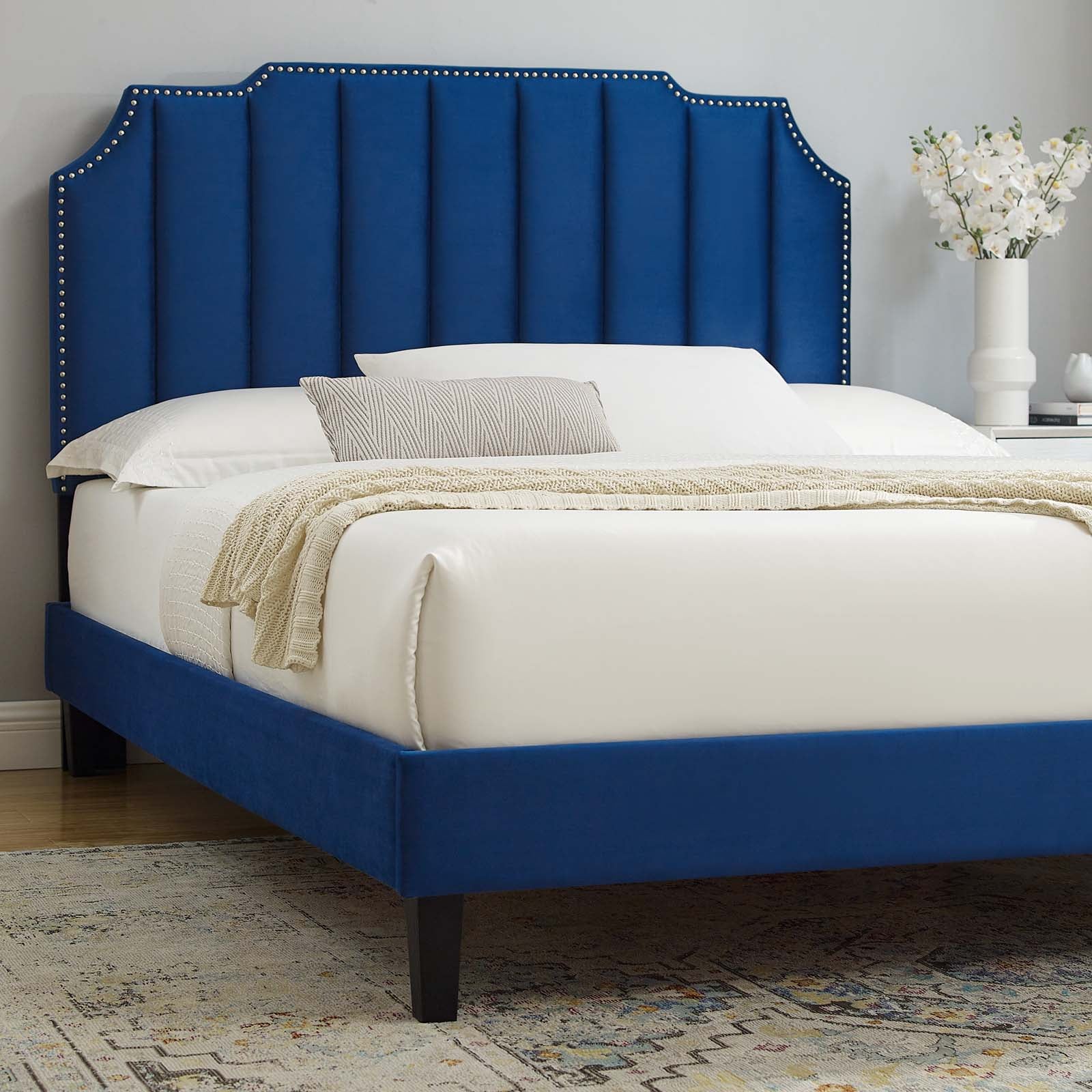 Colette Full Performance Velvet Platform Bed By Modway - MOD-6890 - Image 72