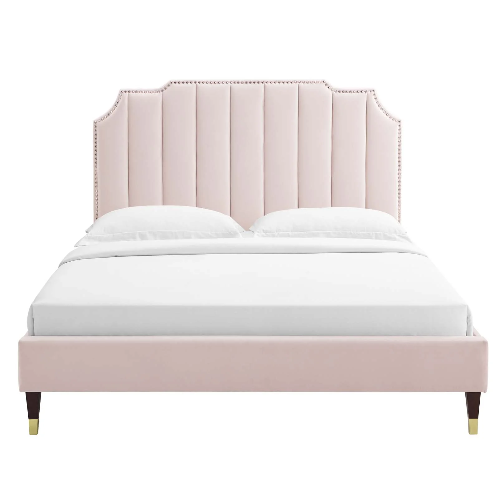 Colette King Performance Velvet Platform Bed By Modway - MOD-7074 - Image 92