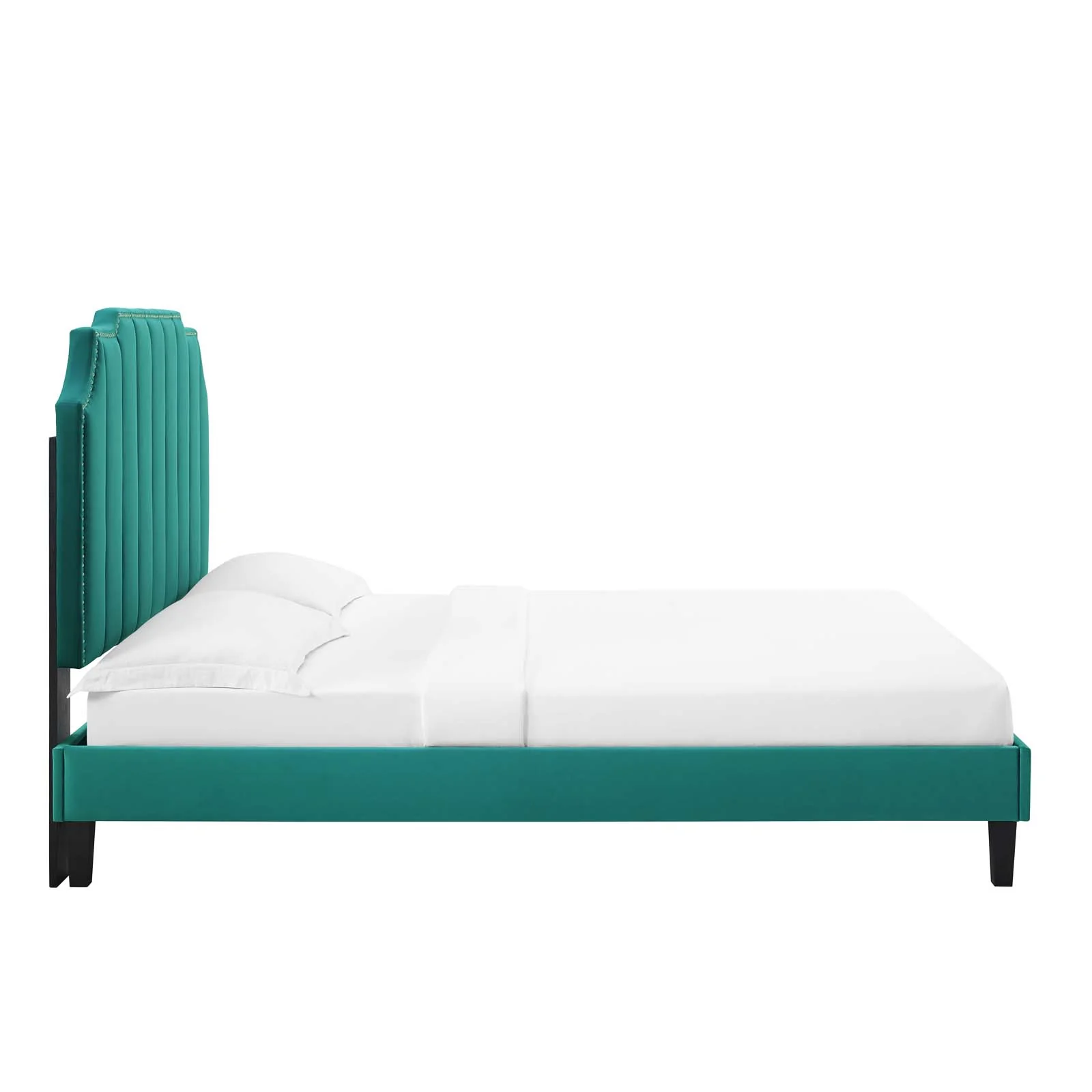 Colette Queen Performance Velvet Platform Bed By Modway - MOD-6585 - Image 107