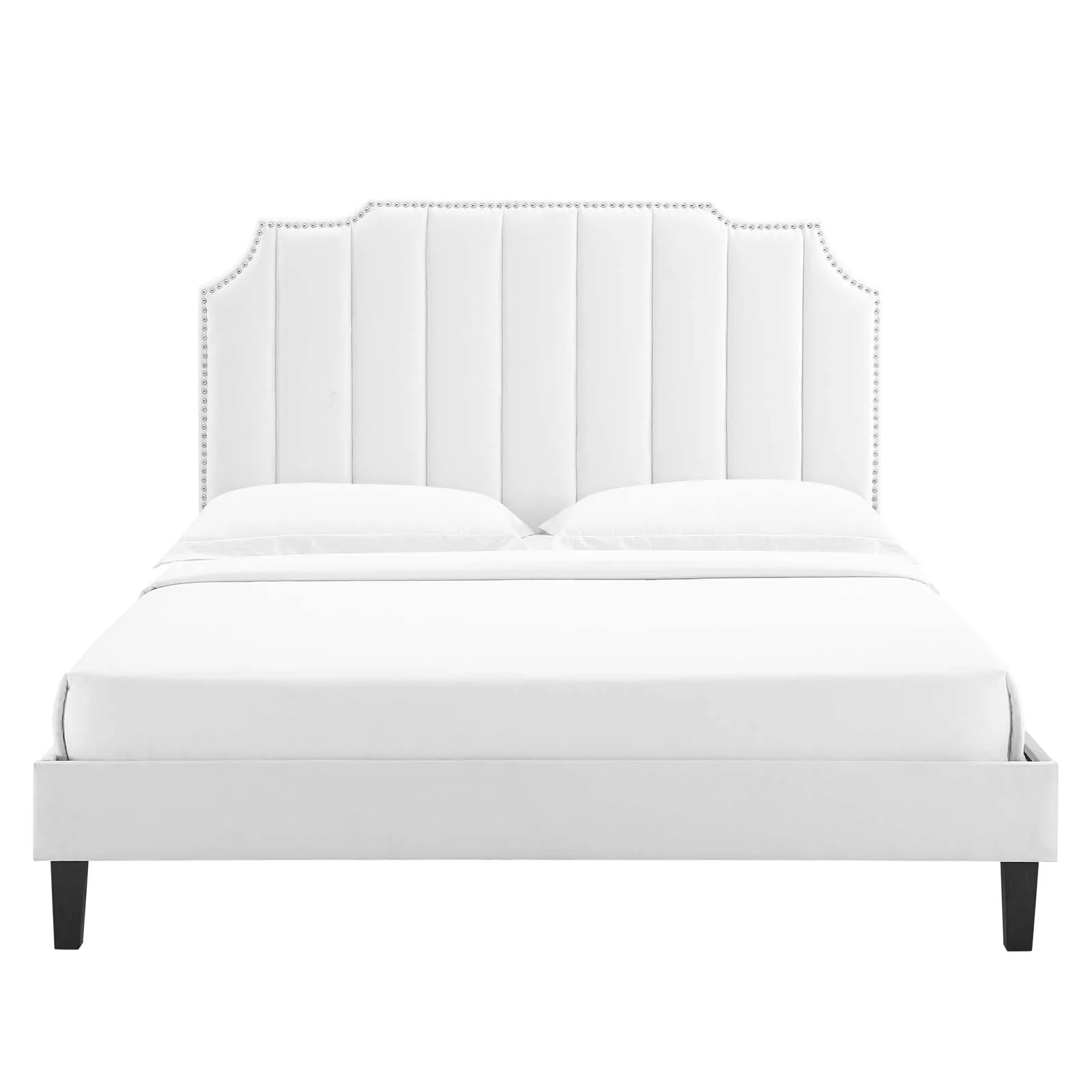 Colette Queen Performance Velvet Platform Bed By Modway - MOD-6585 - Image 124