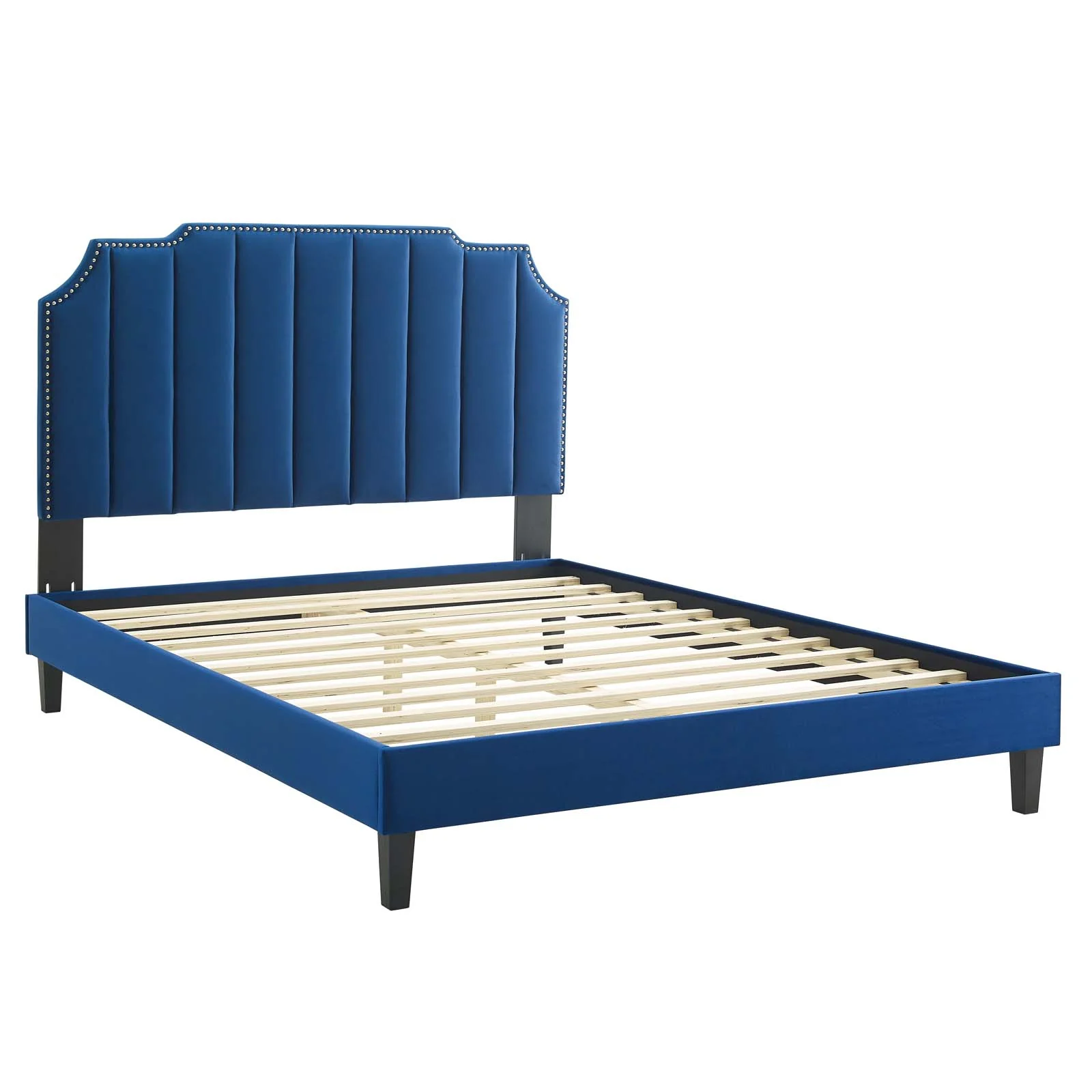 Colette Queen Performance Velvet Platform Bed By Modway - MOD-6585 - Image 74