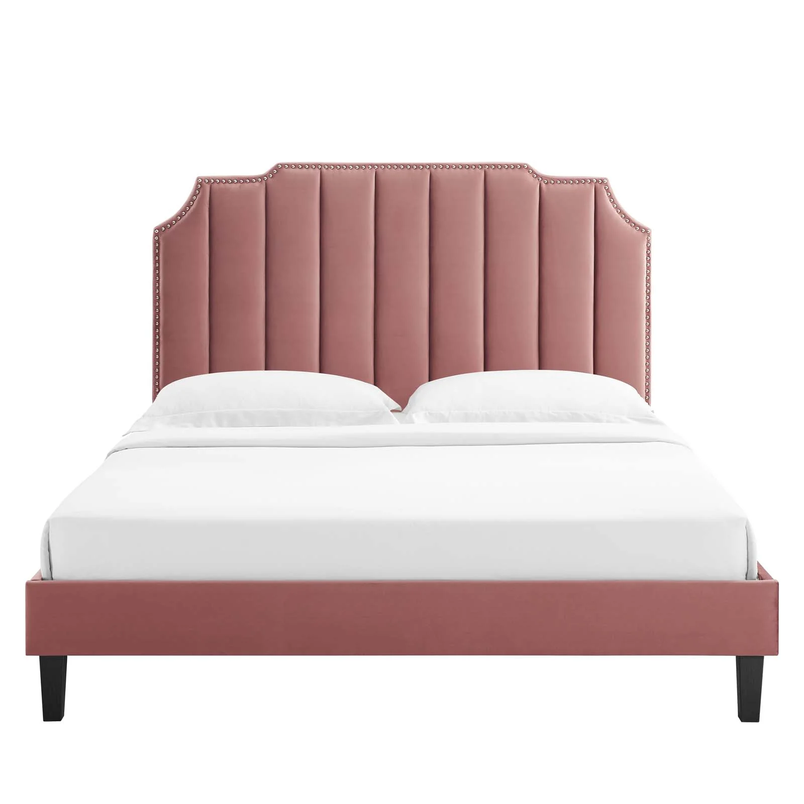 Colette Twin Performance Velvet Platform Bed By Modway - MOD-6884 - Image 28