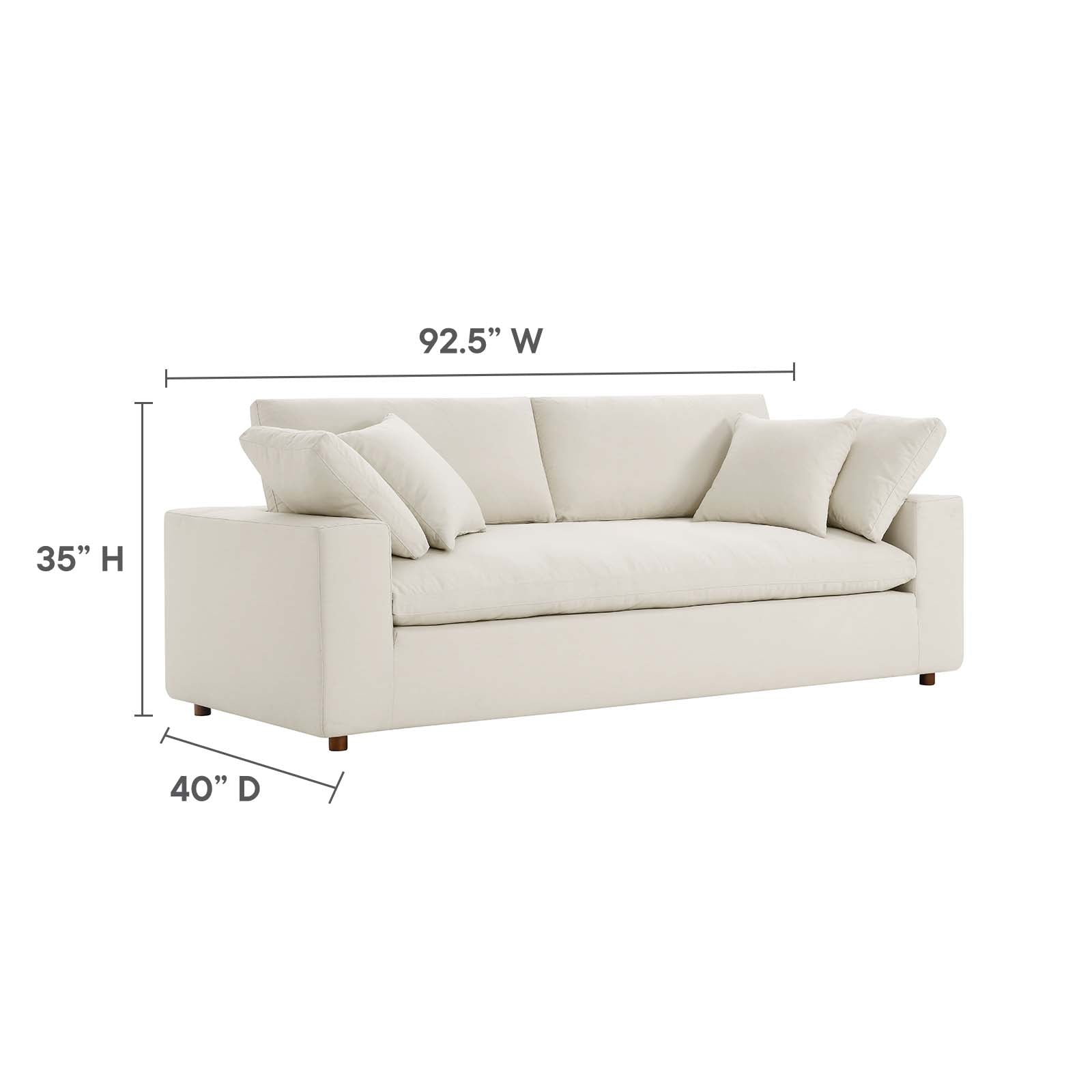 Commix Down Filled Overstuffed Sectional Sofa By Modway - EEI-6510 - Image 52