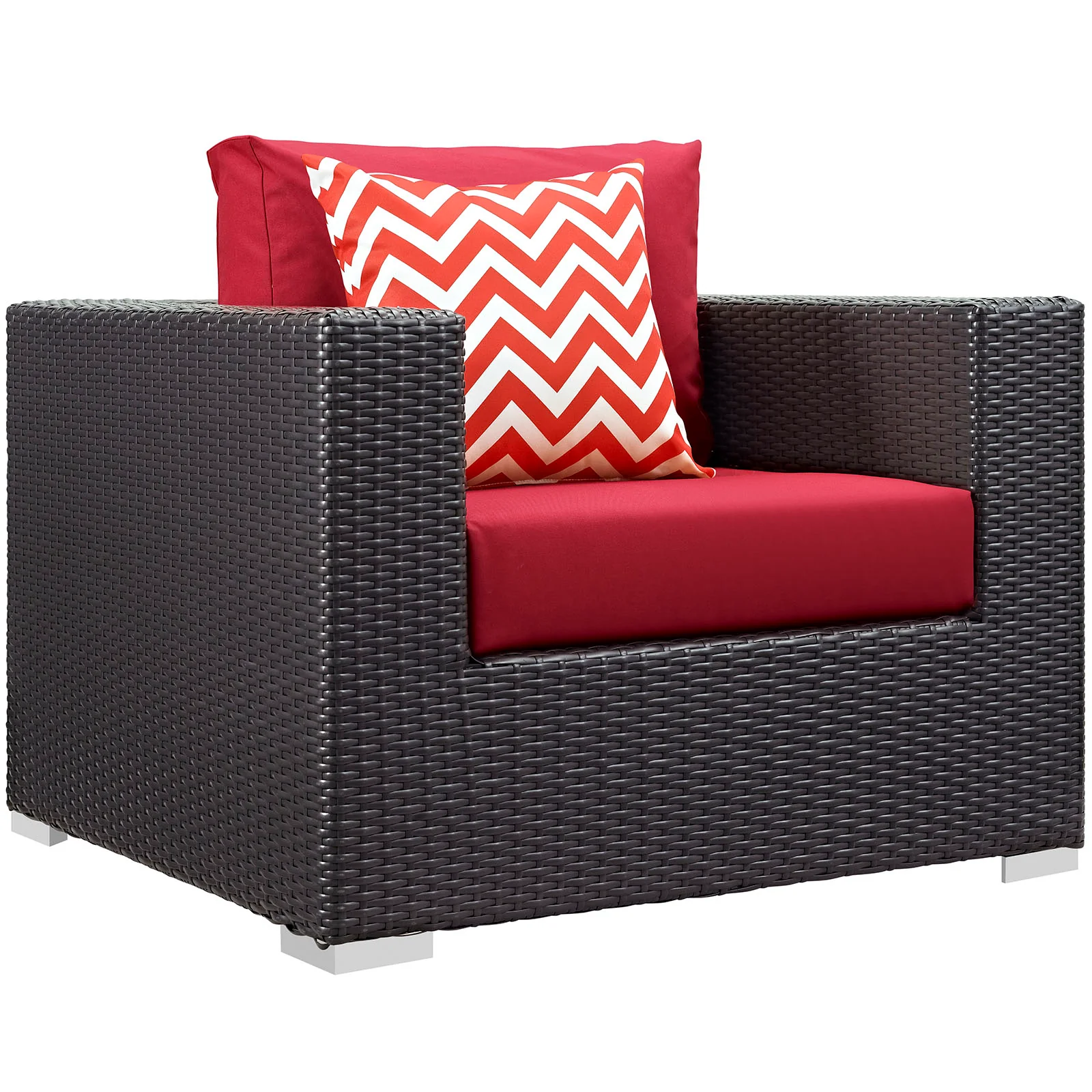 Convene 5 Piece Outdoor Patio Sectional Set By Modway - EEI-2366 - Image 27
