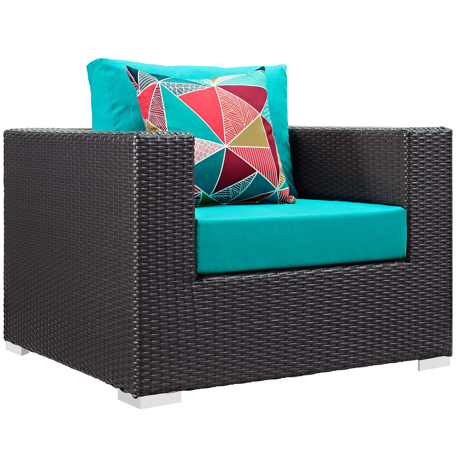 Convene 5 Piece Outdoor Patio Sectional Set By Modway - EEI-2366 - Image 33
