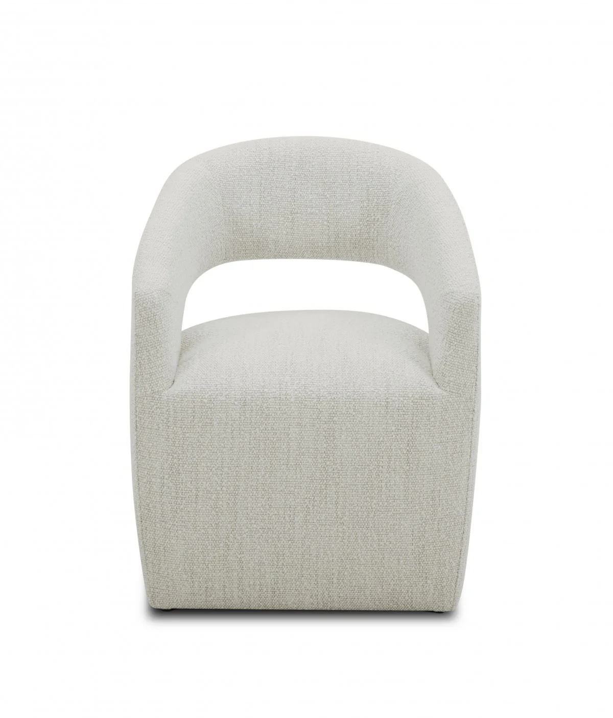 Cream Fabric Arm Chair By Homeroots