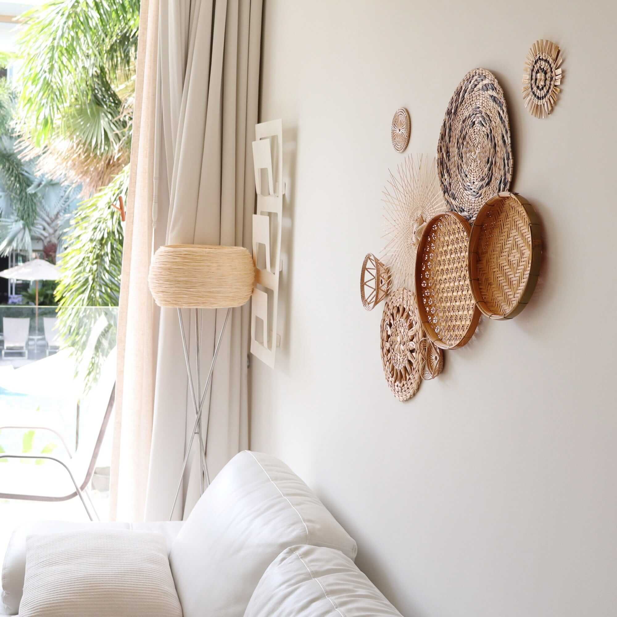 Da Nuch - Wall Hanging Art DeCor Set Of 9 By Thaihome