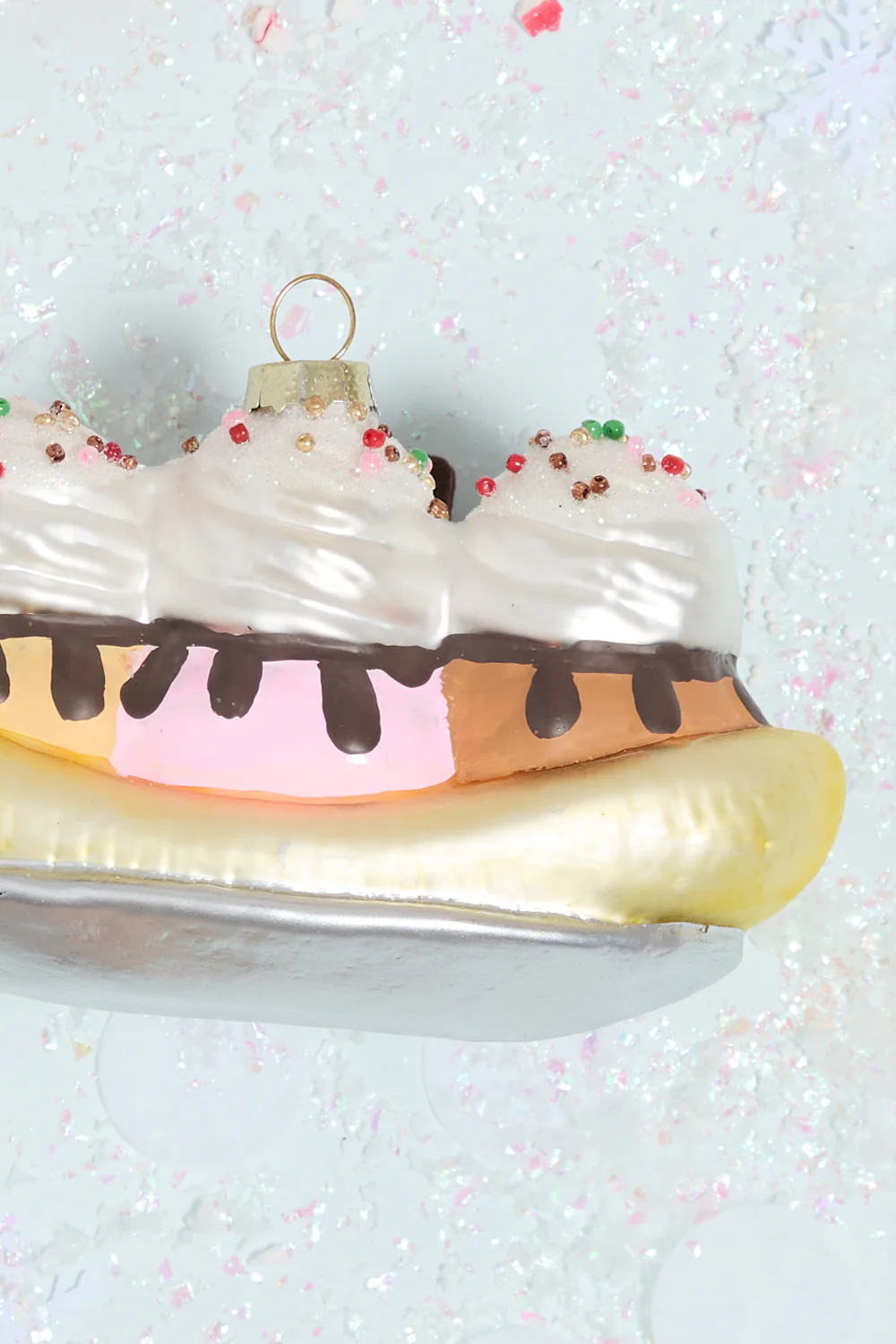 Dessert First Sundae Ornament Set of 4 By Accent Decor