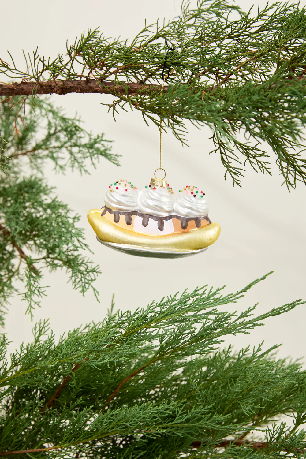 Dessert First Sundae Ornament Set of 4 By Accent Decor - Image 4
