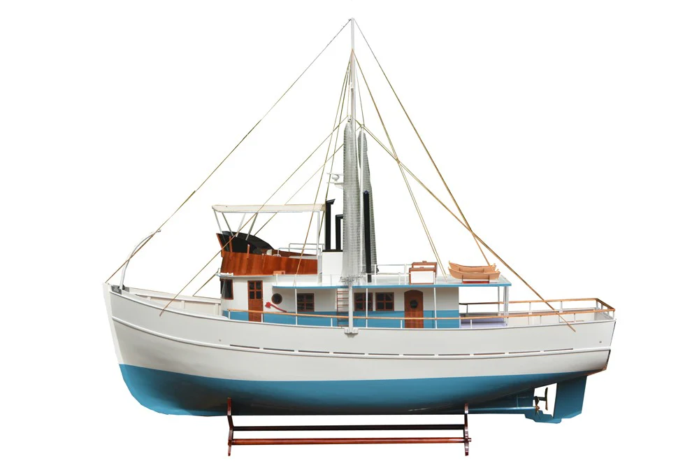 Dickie Walker XXXL Trawler Yacht Model By Homeroots