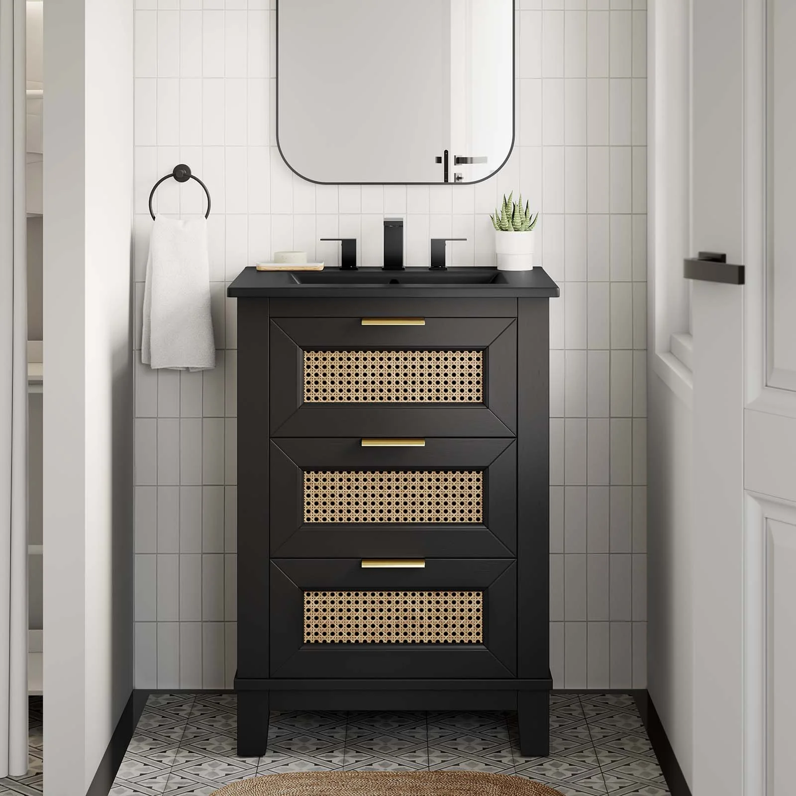 Dixie 24” Solid Wood Bathroom Vanity Cabinet By Modway - EEI-6724