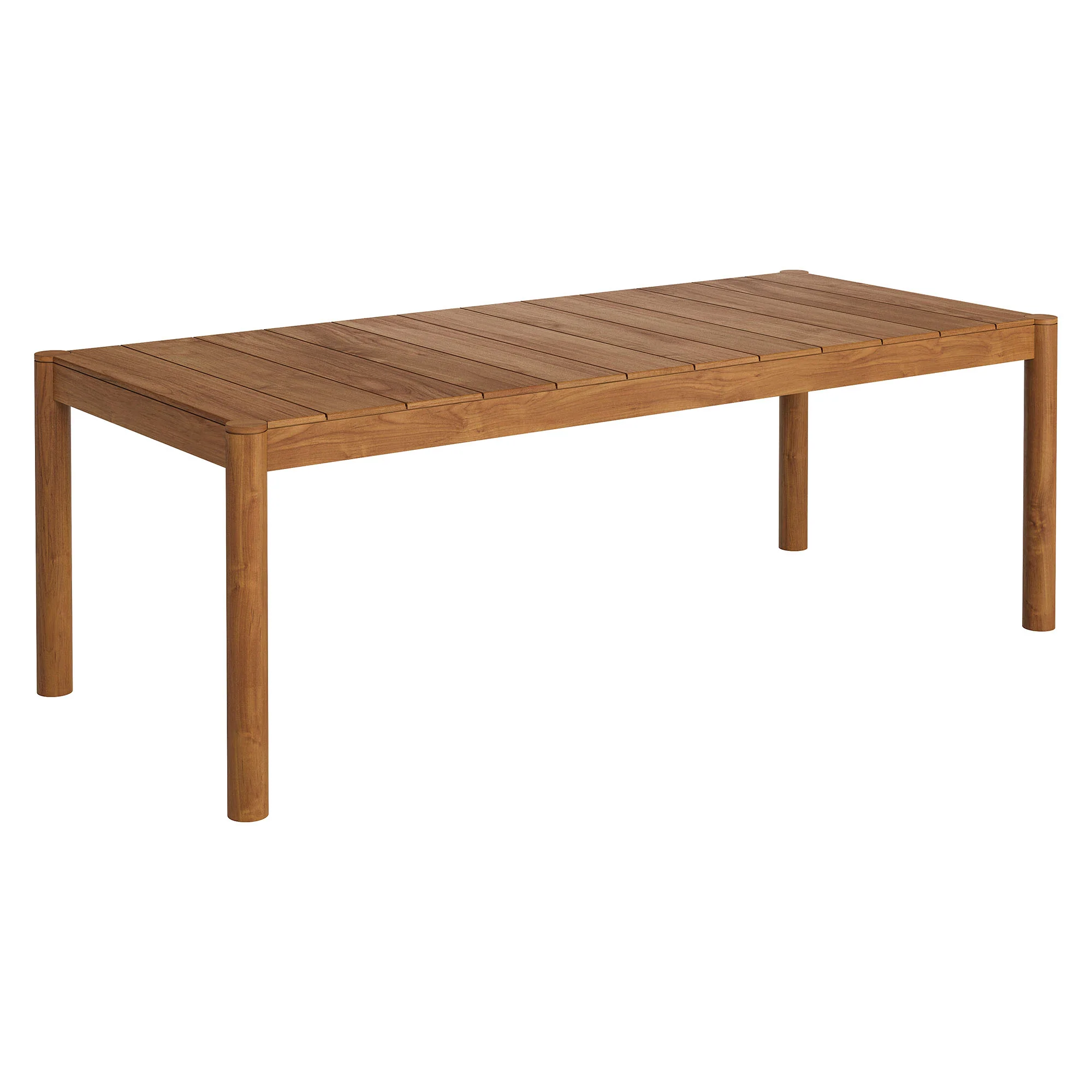 Eleni 89-Inch Outdoor Patio Teak Wood Dining Table by Modway - Image 2