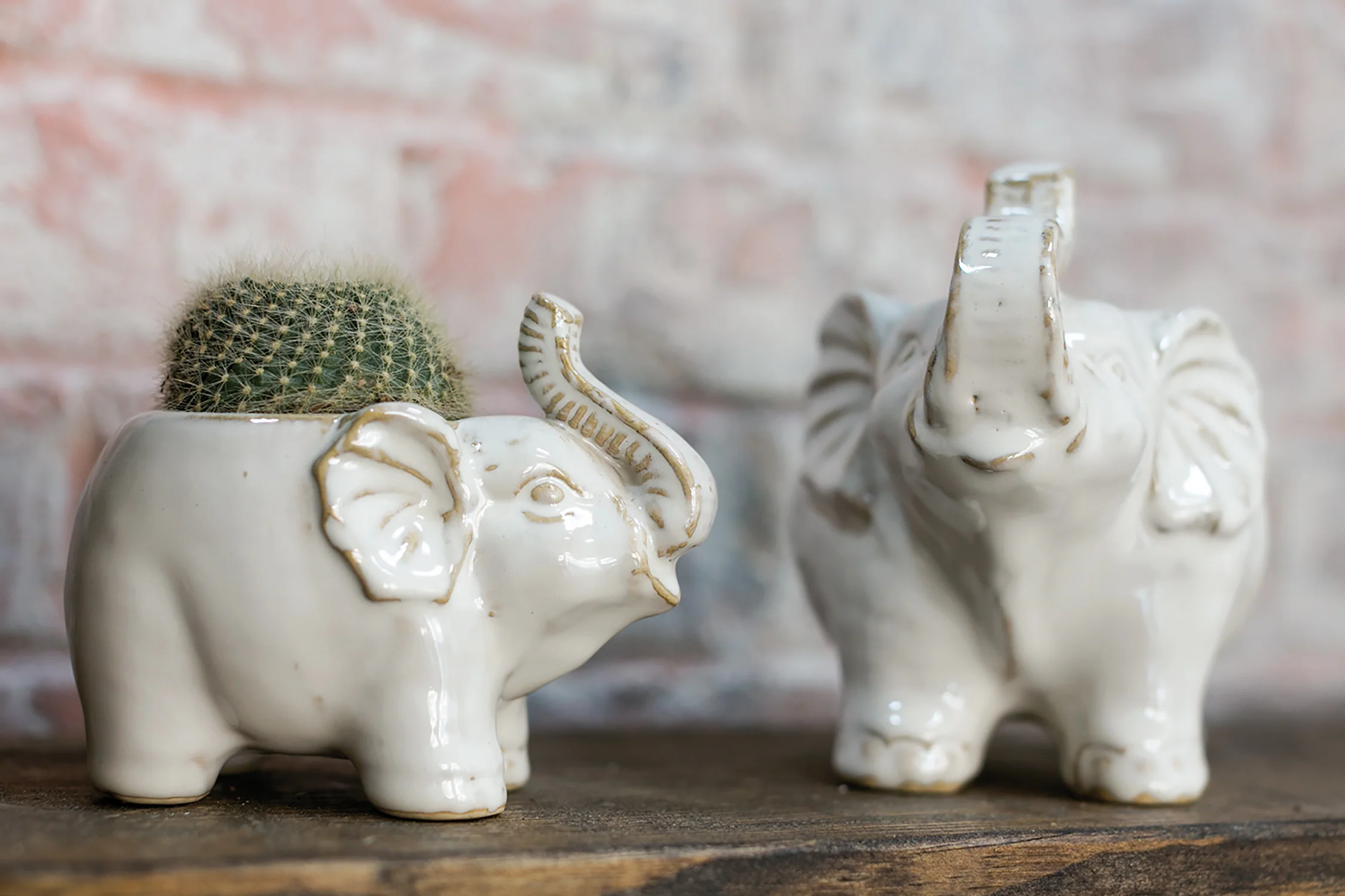 Elephant Pot Set of 8 By Accent Decor - Image 3