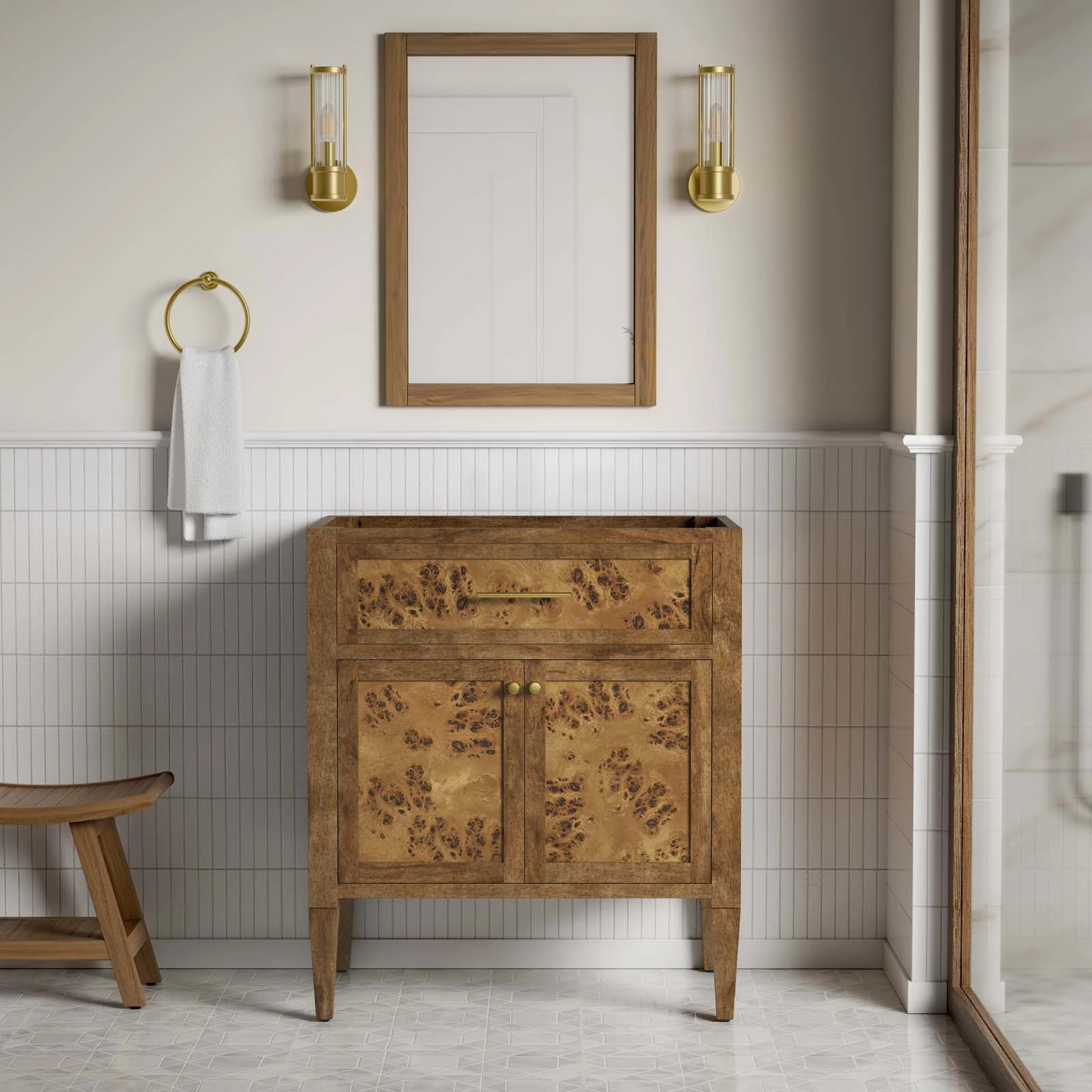 Elysian 30" Bathroom Vanity Cabinet (Sink Basin Not Included) By Modway - EEI-6138