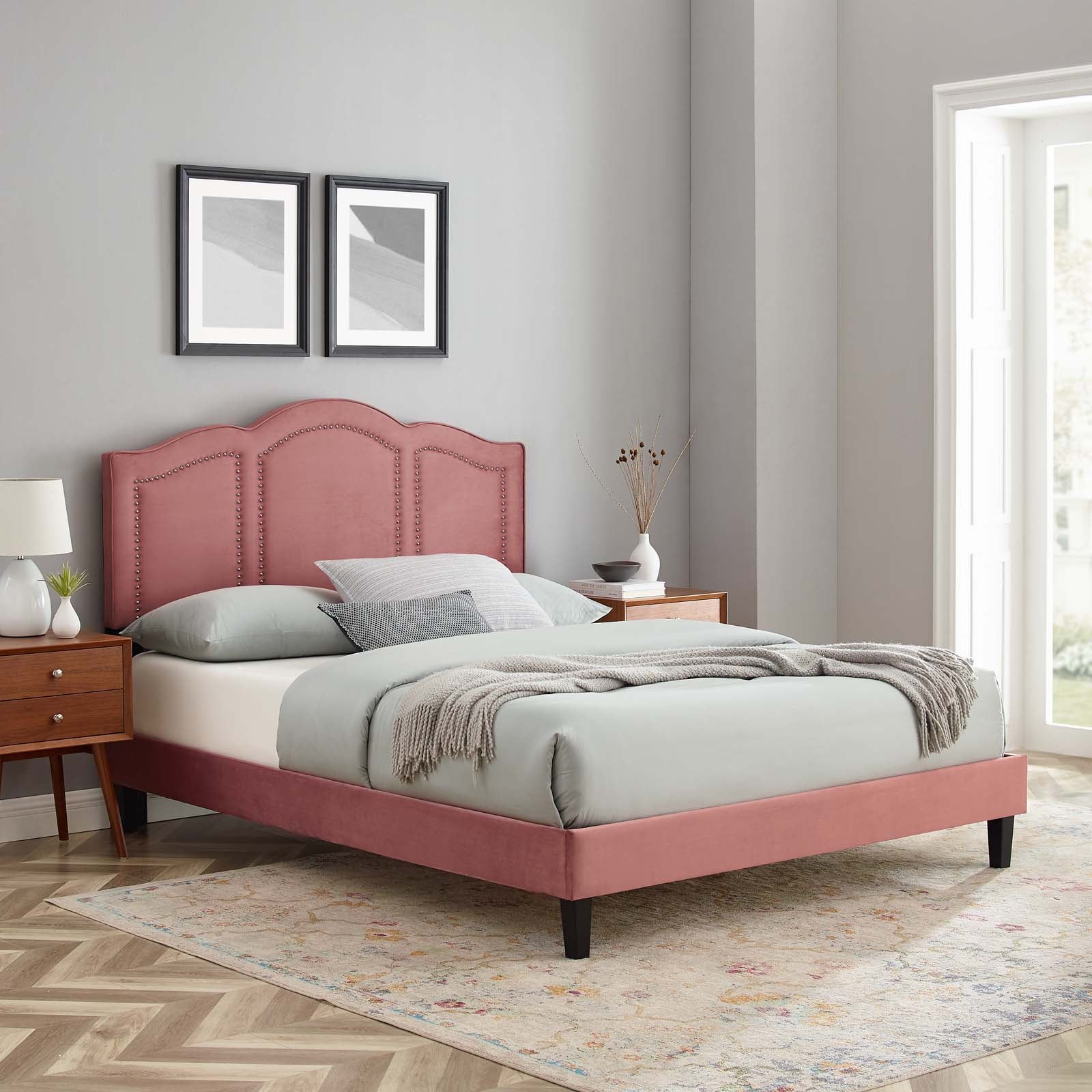Emerson Performance Velvet Full Platform Bed By Modway - MOD-6855 - Image 19