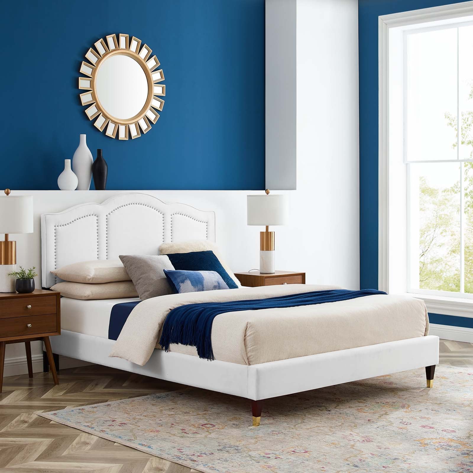 Emerson Performance Velvet King Platform Bed By Modway - MOD-6860 - Image 90