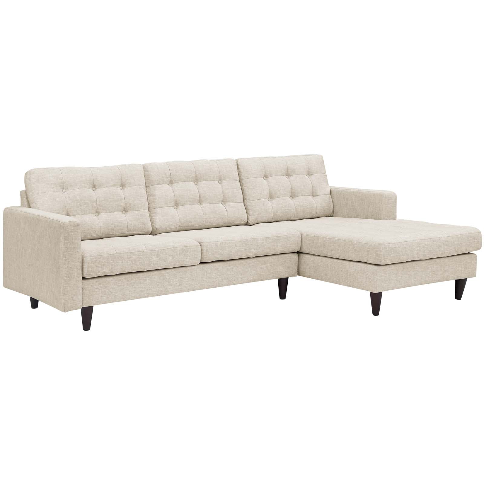 Empress Right-Facing Upholstered Fabric Sectional Sofa By Modway - EEI-1416 - Image 2