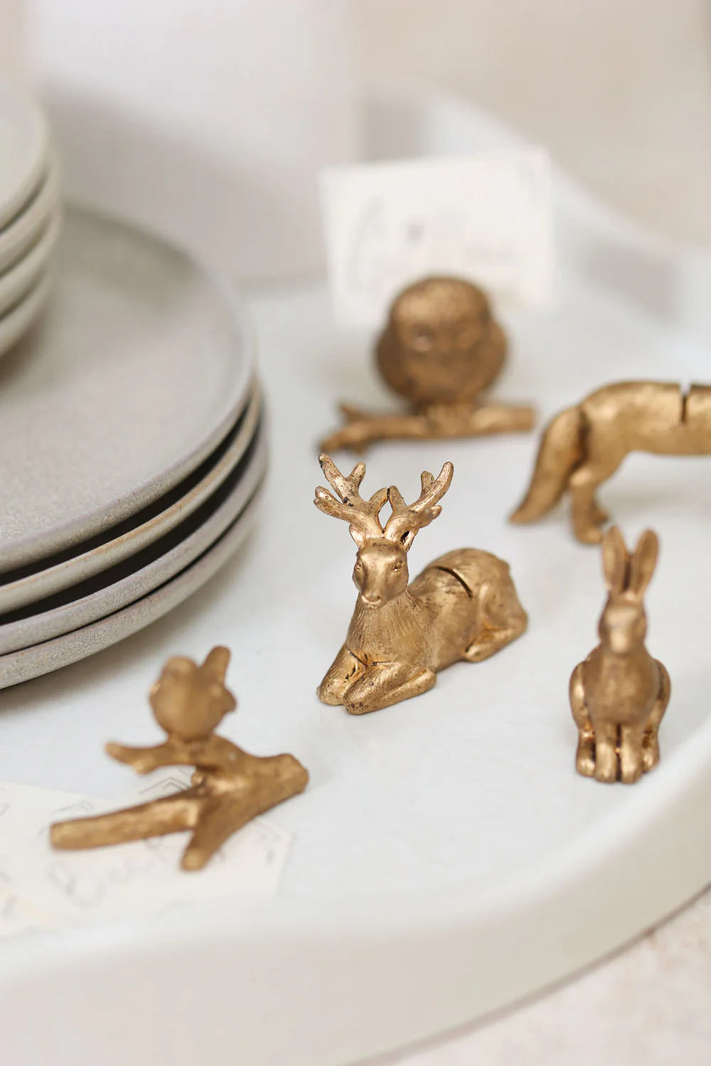 Enchanted Critter Name Card Holder Set of 8 By Accent Decor - Image 8