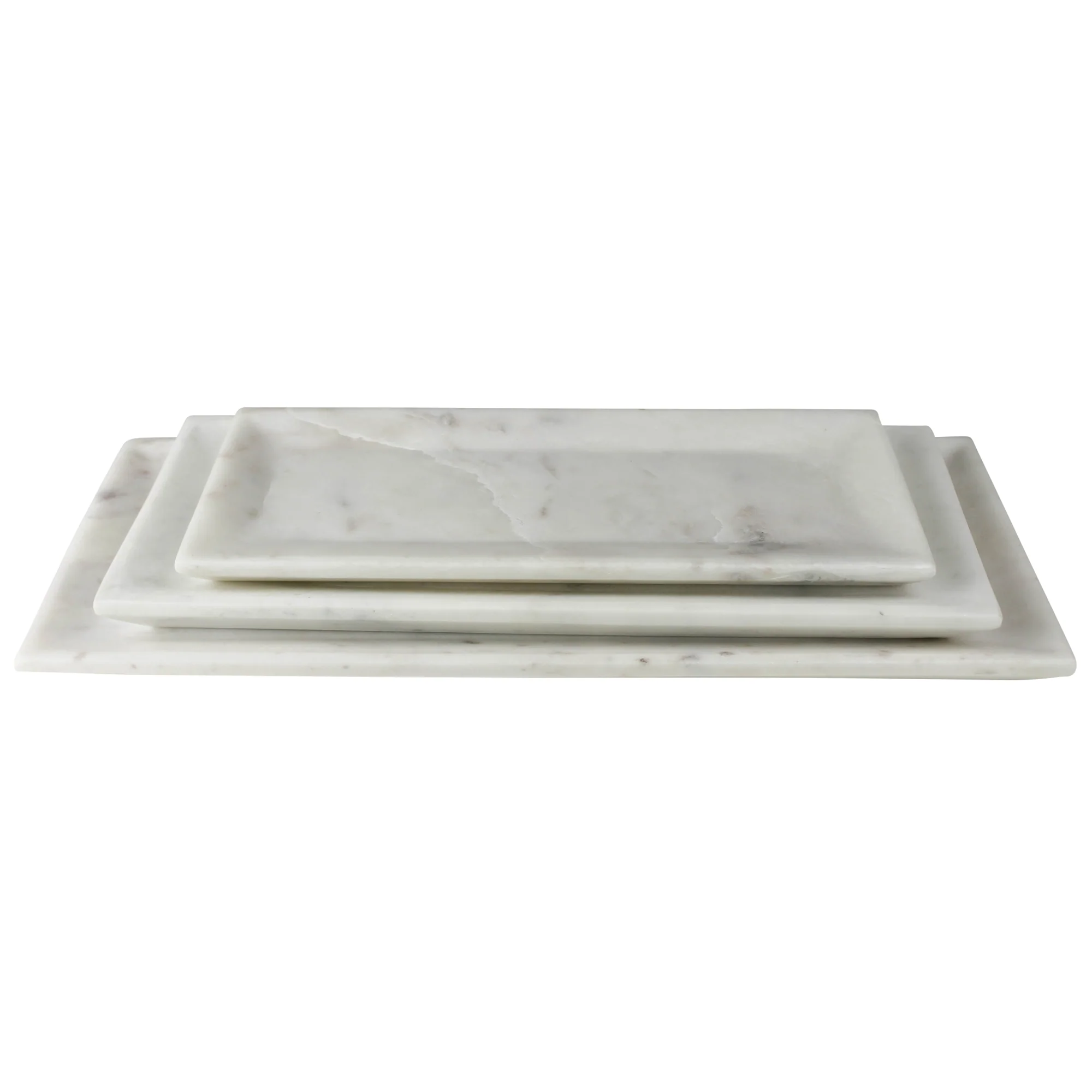 Essex Rectangle Plate, Marble - Small Set Of 2 By HomArt - Image 7