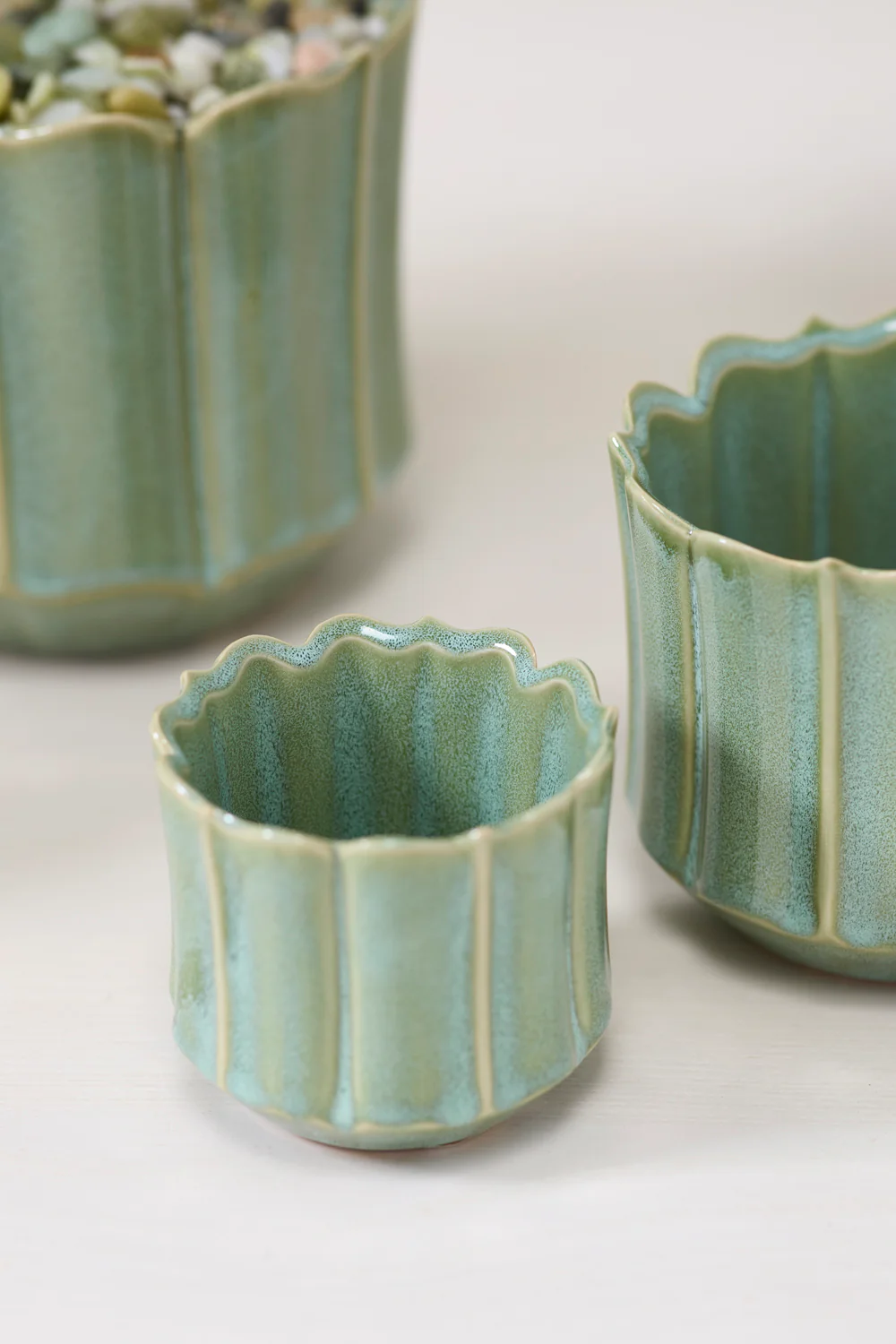 Everleaf Pot Set of 8 By Accent Decor