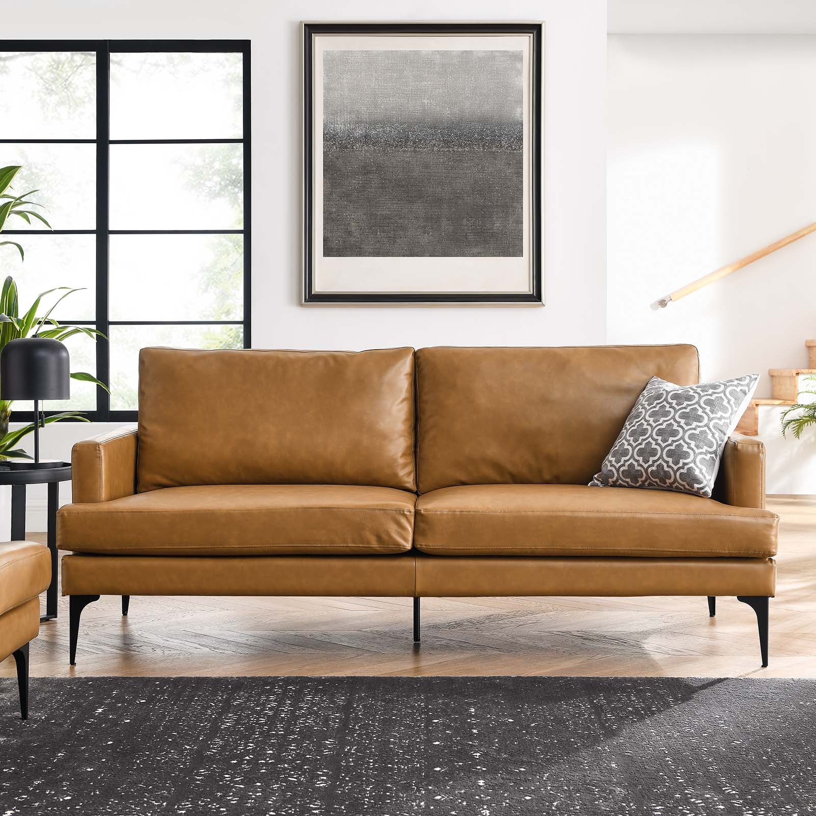Evermore Vegan Leather Sofa By Modway - EEI-6049