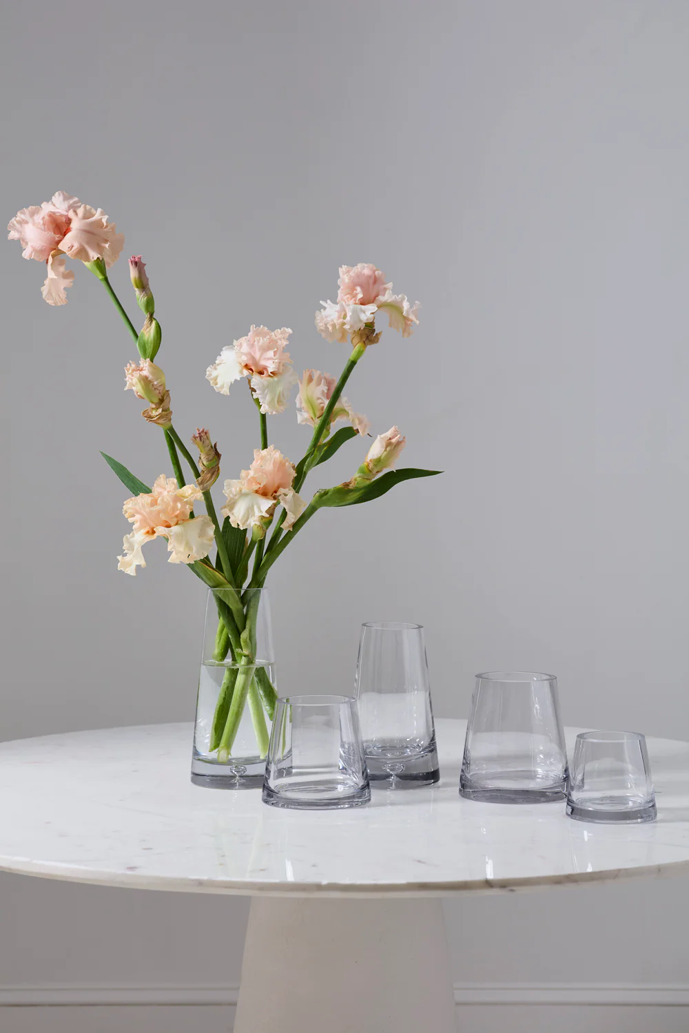 Fat Pyramid Vase Set of 4 By Accent Decor - Image 3