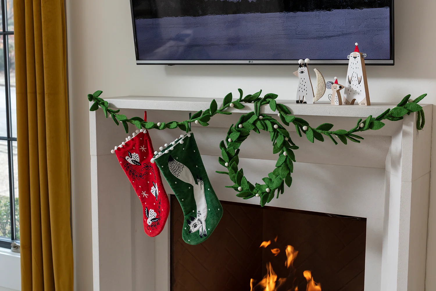 Faunus Stocking Set of 2 By Accent Decor - Image 3