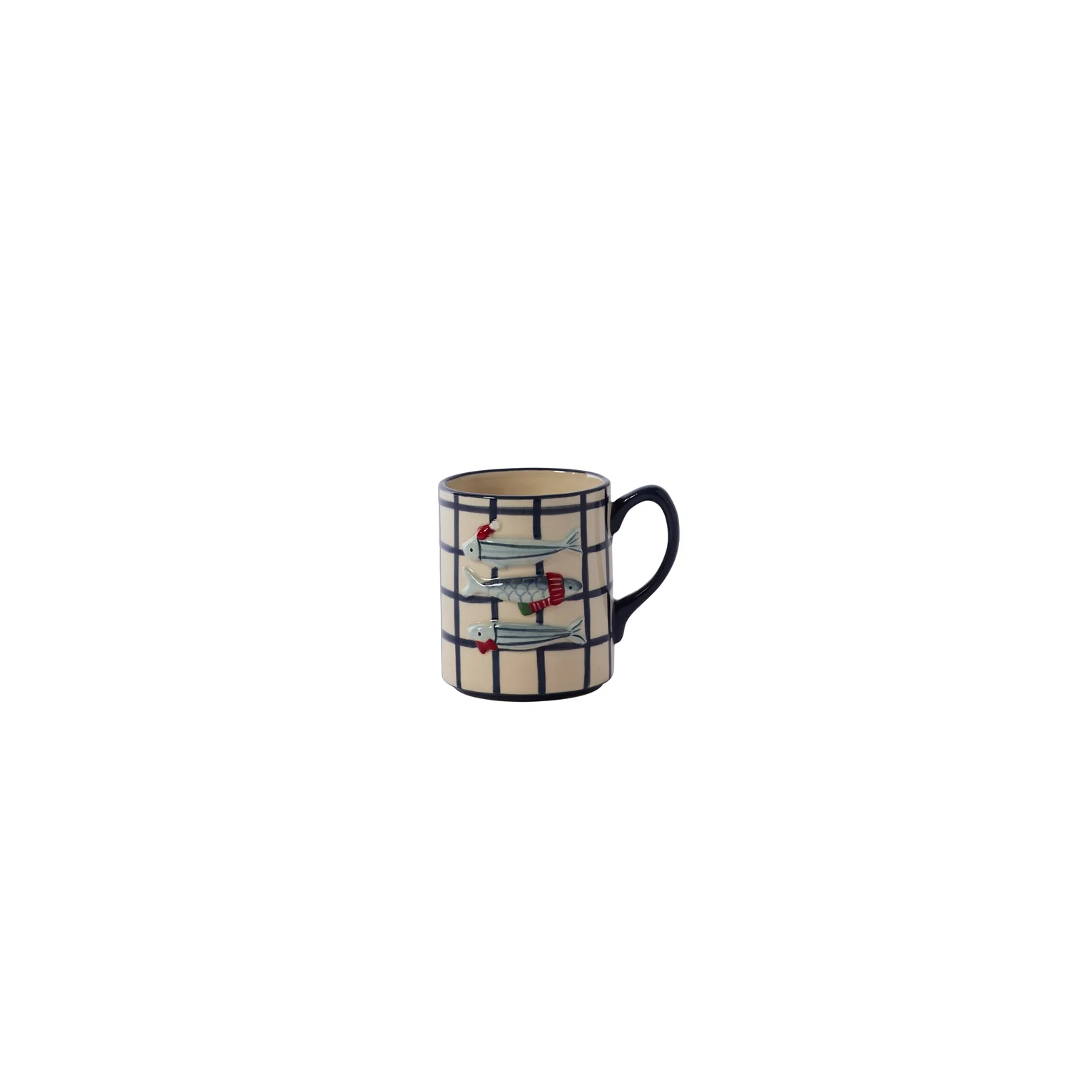 Festive Fish Mug Set of 4 By Accent Decor - Image 2